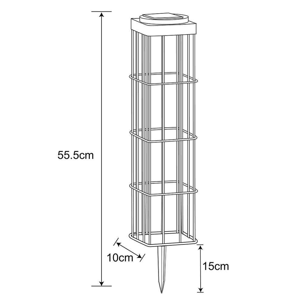 Warmweiß, LED-Leuchtmittel Solarleuchte LED Solar etc-shop für Solarleuchte, Außen verbaut, Solarlampe fest Gartenlampe Outdoor