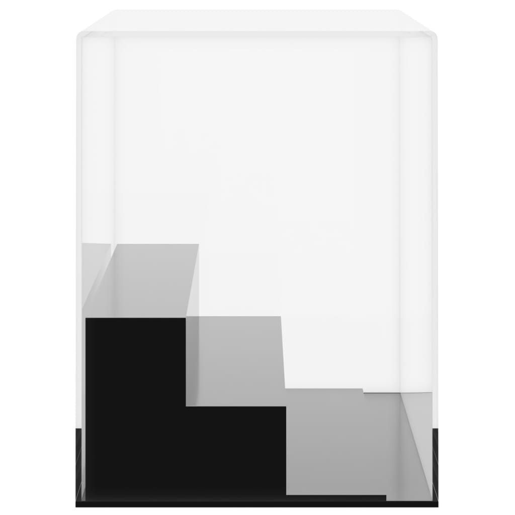 vidaXL Vitrine Vitrine Transparent 25x12x16 cm Acryl – Bild 4 von 5