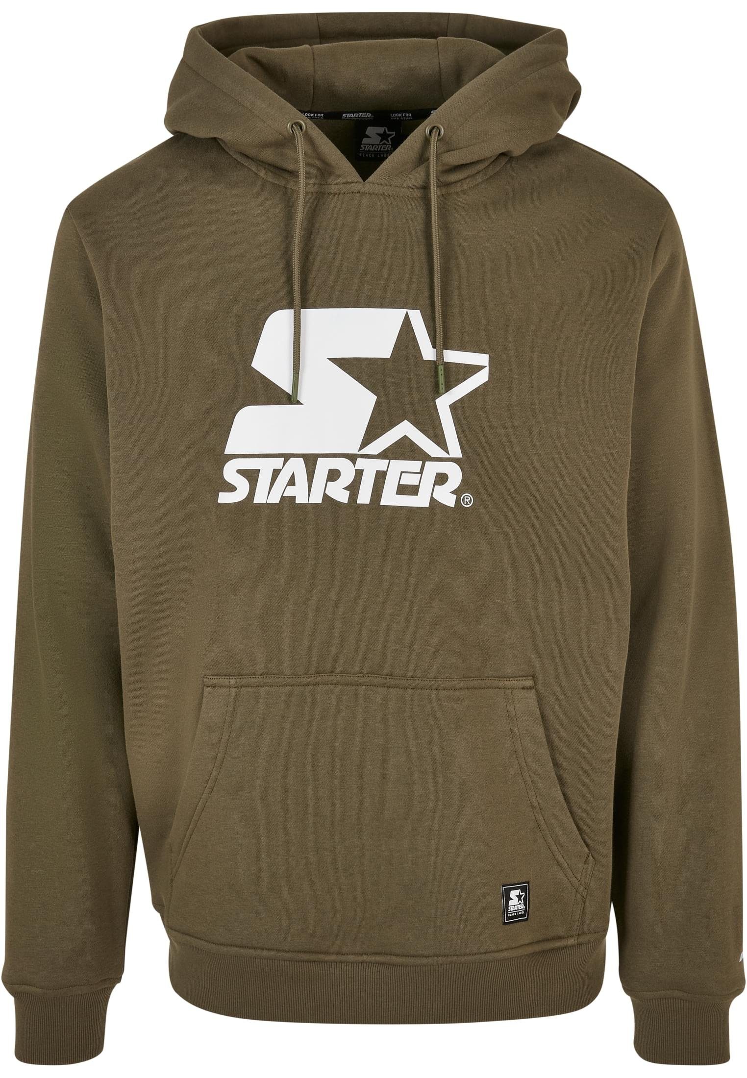 Starter Sweater Herren Starter The Classic Logo Hoody (1-tlg) darkolive