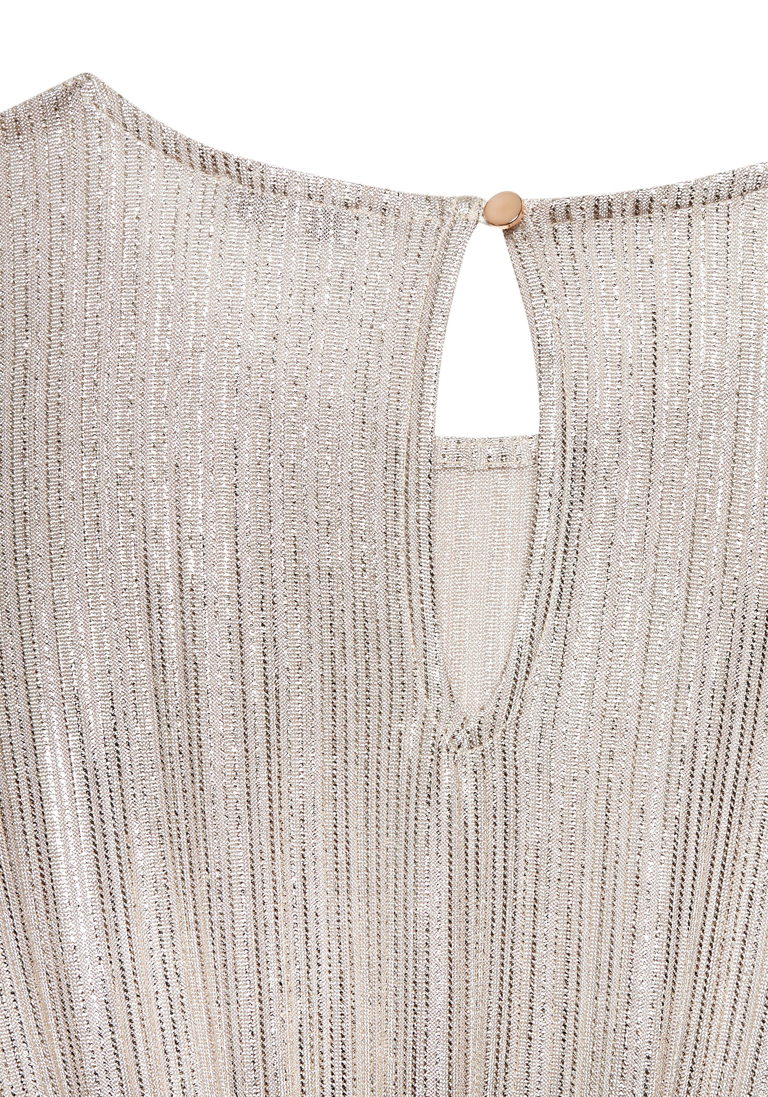 LASCANA Sommerkleid mit Glitzerfäden im Material Partykleid, Festkleid, elegantes Trägerkleid, leicht transparent – Bild 5 von 5