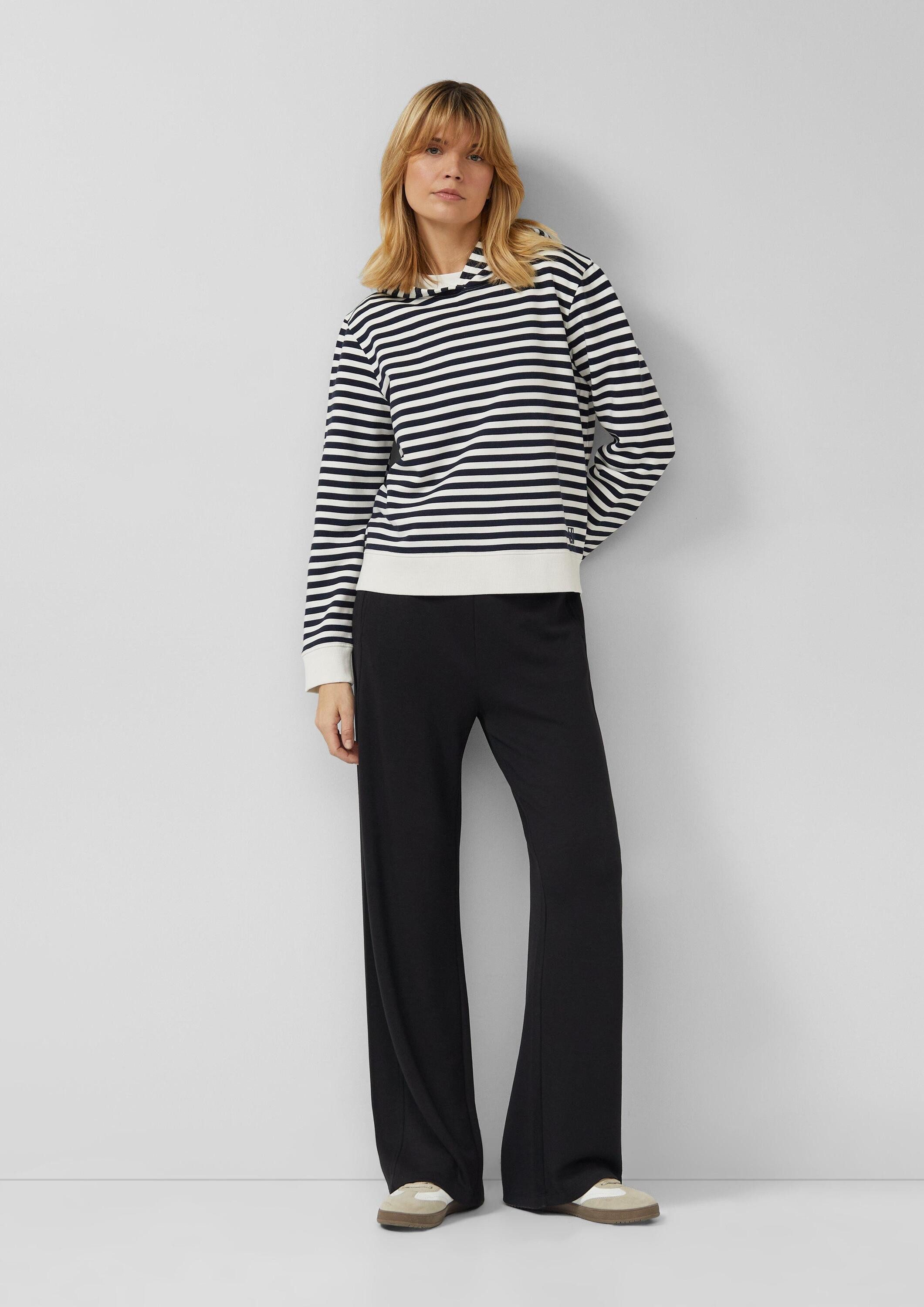 s.Oliver Chinos Hose Hose aus Viskosemix mit Wide Leg günstig online kaufen