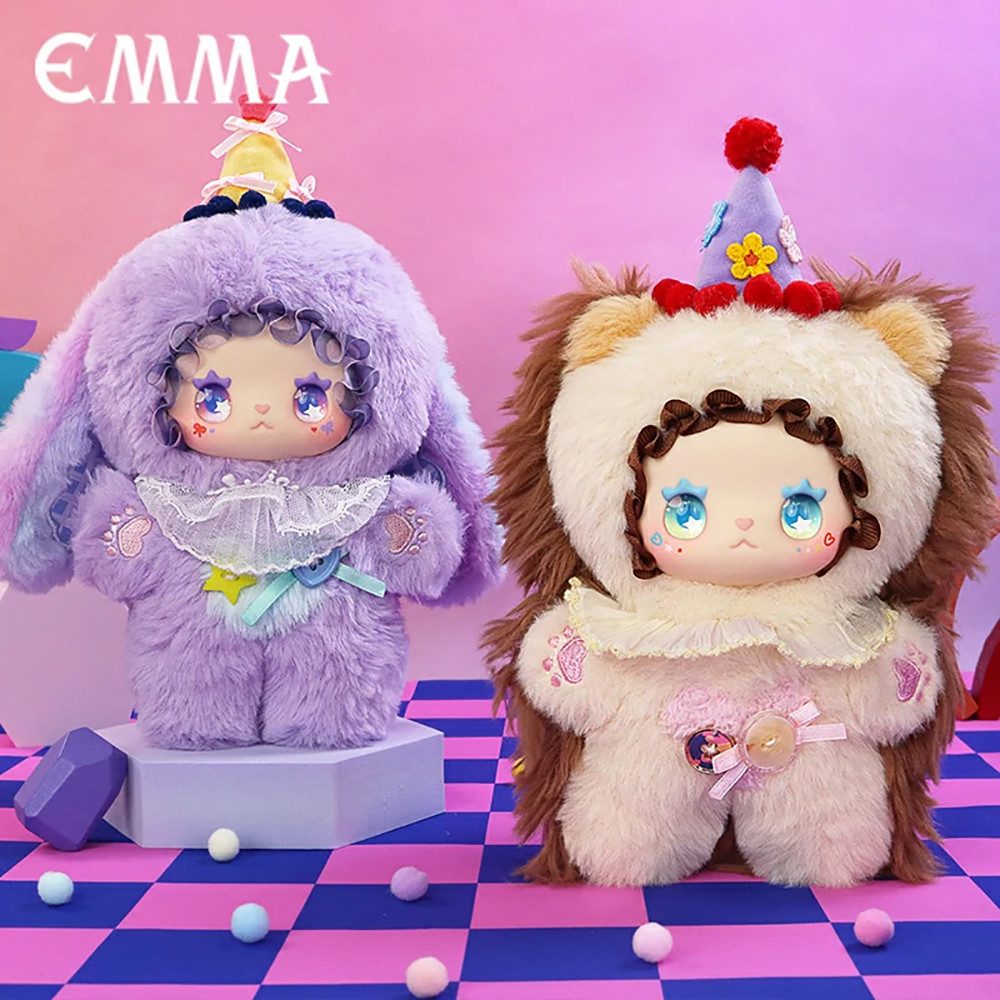 Lucky Emma Sammelfigur Lovely Emma Flavor Twist Lucky Emma - Figur Blind Box, Anhänger mit Vinylgesicht und weichem Plüschkörper