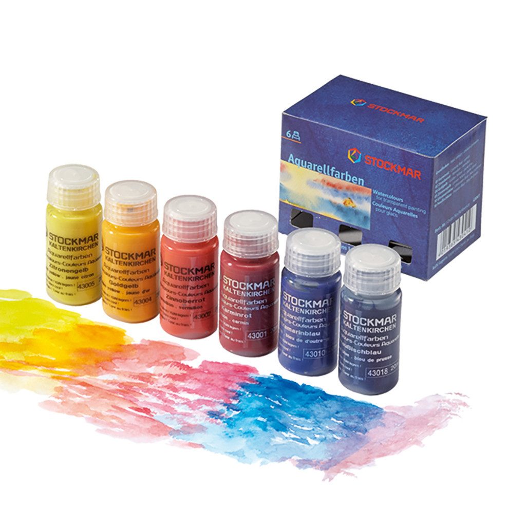 Stockmar Aquarellfarbe Aquarellfarben Grundsortiment, 6 Farben