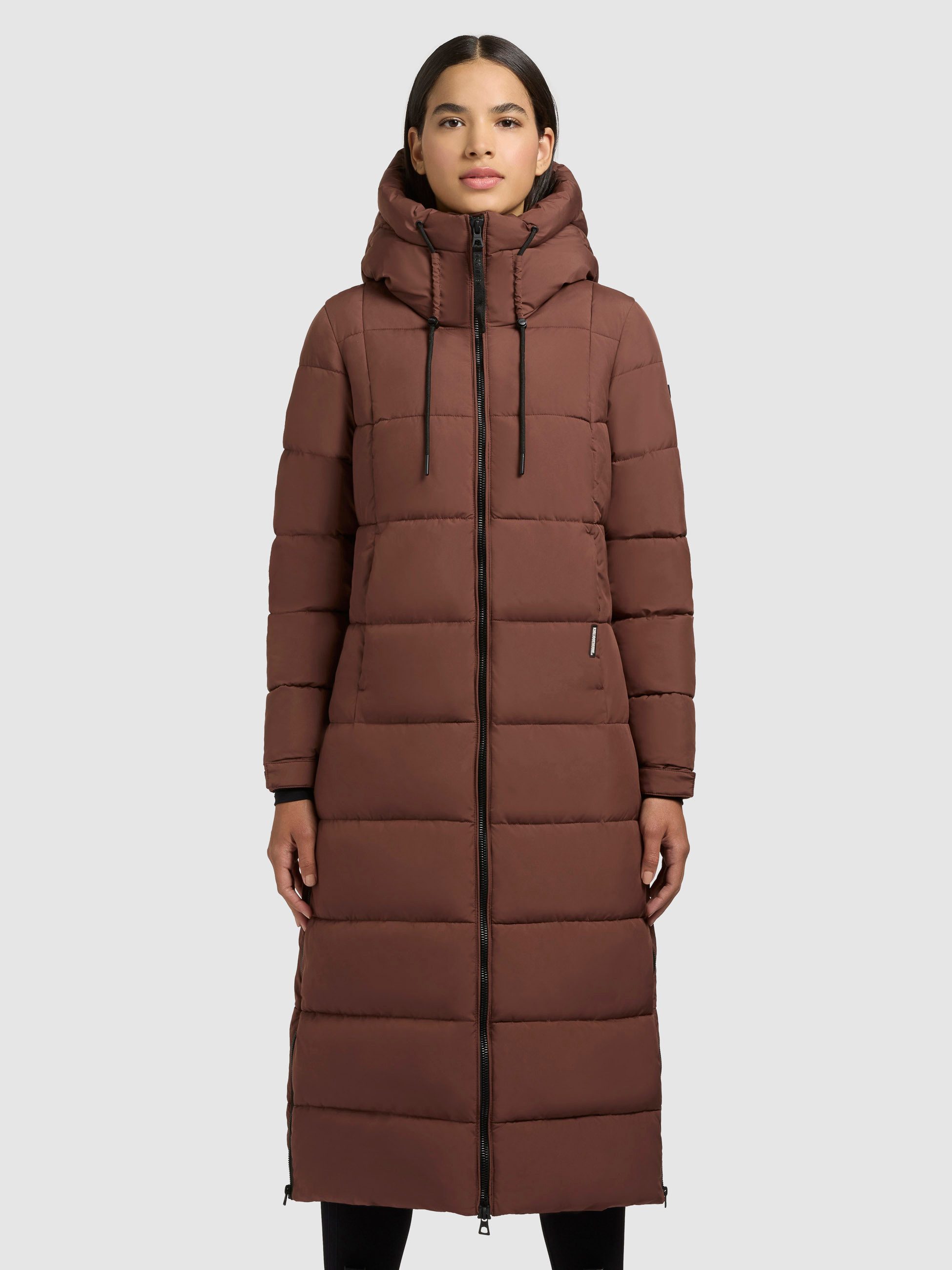 khujo Steppmantel DERIA3 seitliche Reißverschlüsse günstig online kaufen