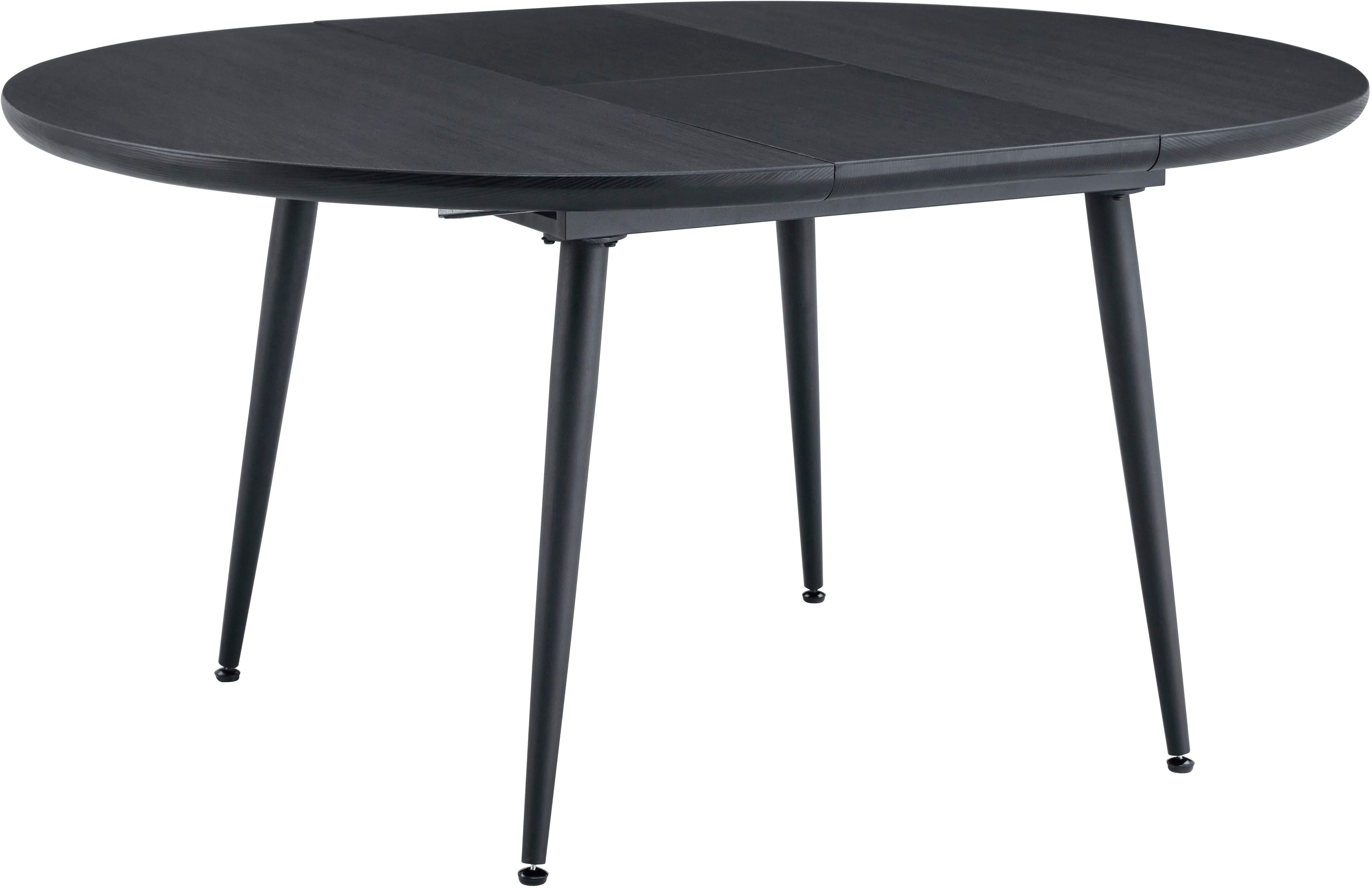 Duo Collection Esstisch Ausziehtisch Frida (1-St), 1,20m - 1,60m, Wildeichenoptik, stabiles Metallgestell, bis 100 kg