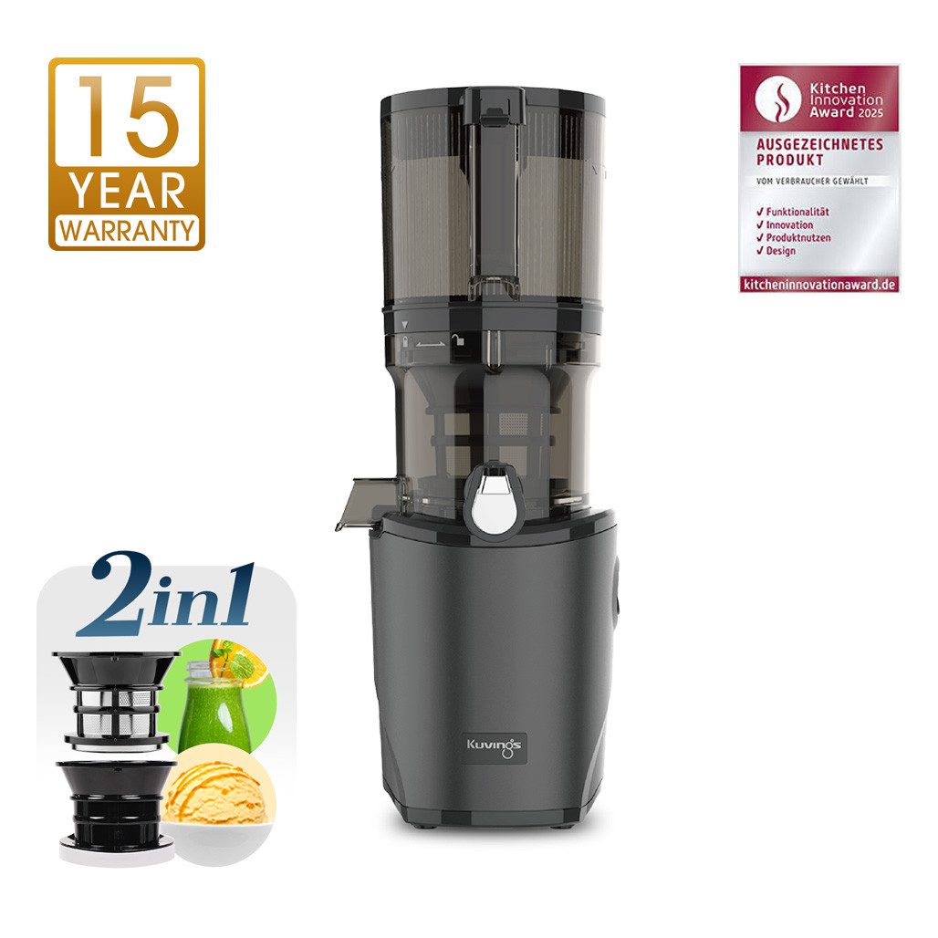Kuvings 2in1 Entsafter KUVINGS AUTO8 HANDS-FREE SLOW JUICER (KHS-860SE)