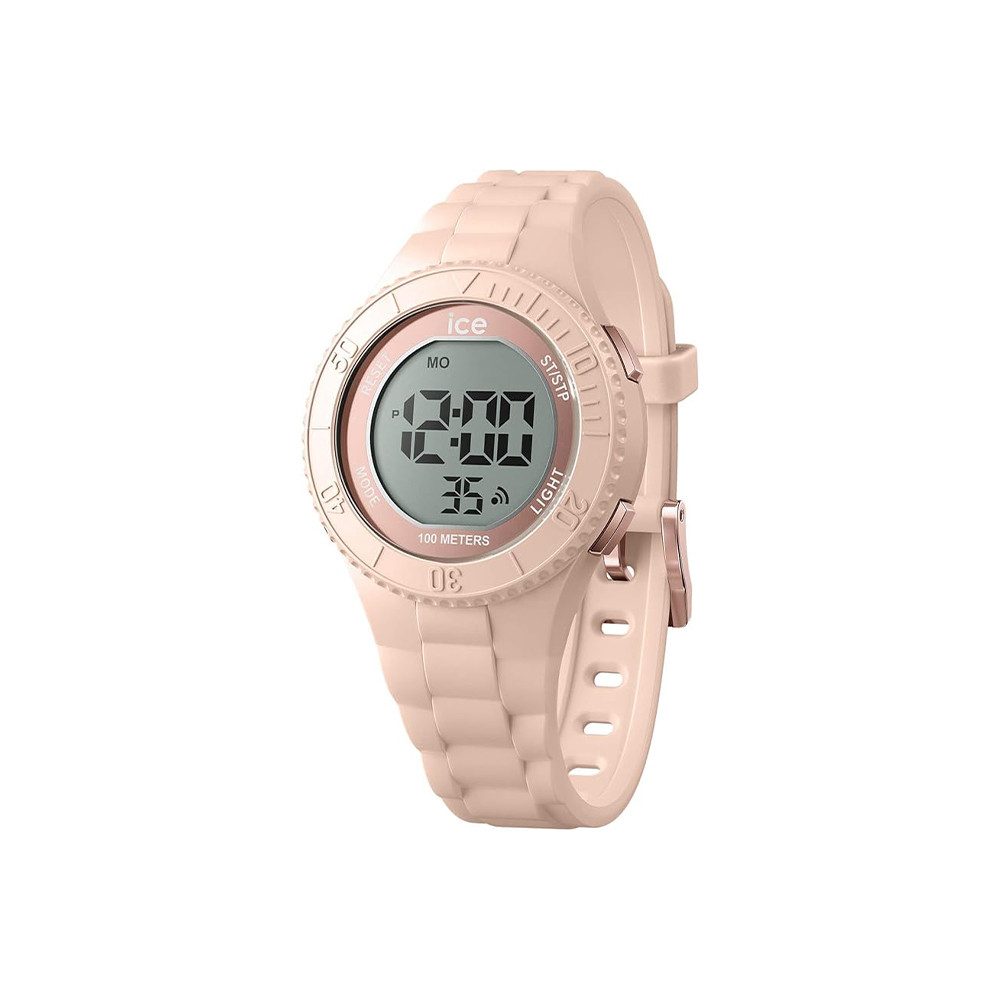 ice-watch Digitaluhr Ice-Watch Ice Digit Nude Rose-Gold 021609, Hochwertiges Produkt mit zeitlosem Design, sorgfältiger Verarbeitung