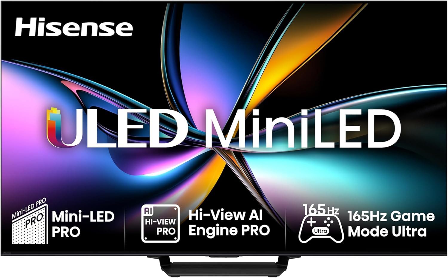 Hisense 85U7Q PRO Mini-LED-Fernseher (85.0 Zoll, 3840 × 2160 Pixel, Smart TV, Webbrowser, Game Mode Pro)