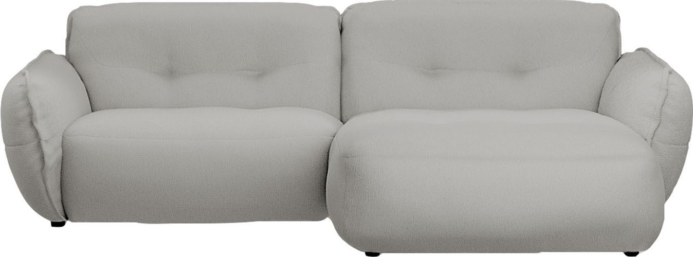 BETYPE Ecksofa Be Fluffy Mega Sofa, bequem, viel Platz, Breite 289cm, L-Form, Softes Sitzgefühl, moderne Kedernaht, hochwertiger Bezug