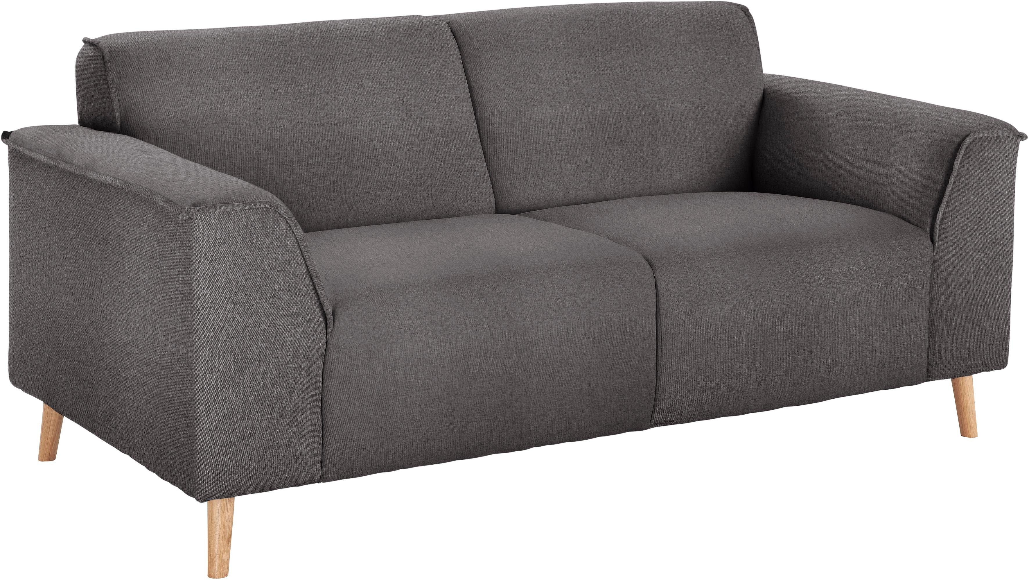 Home affaire 2-Sitzer Janek Scandic Design, elegant und zeitlos, mit Federkern und Keder in scandinavischem Design – Bild 3 von 5