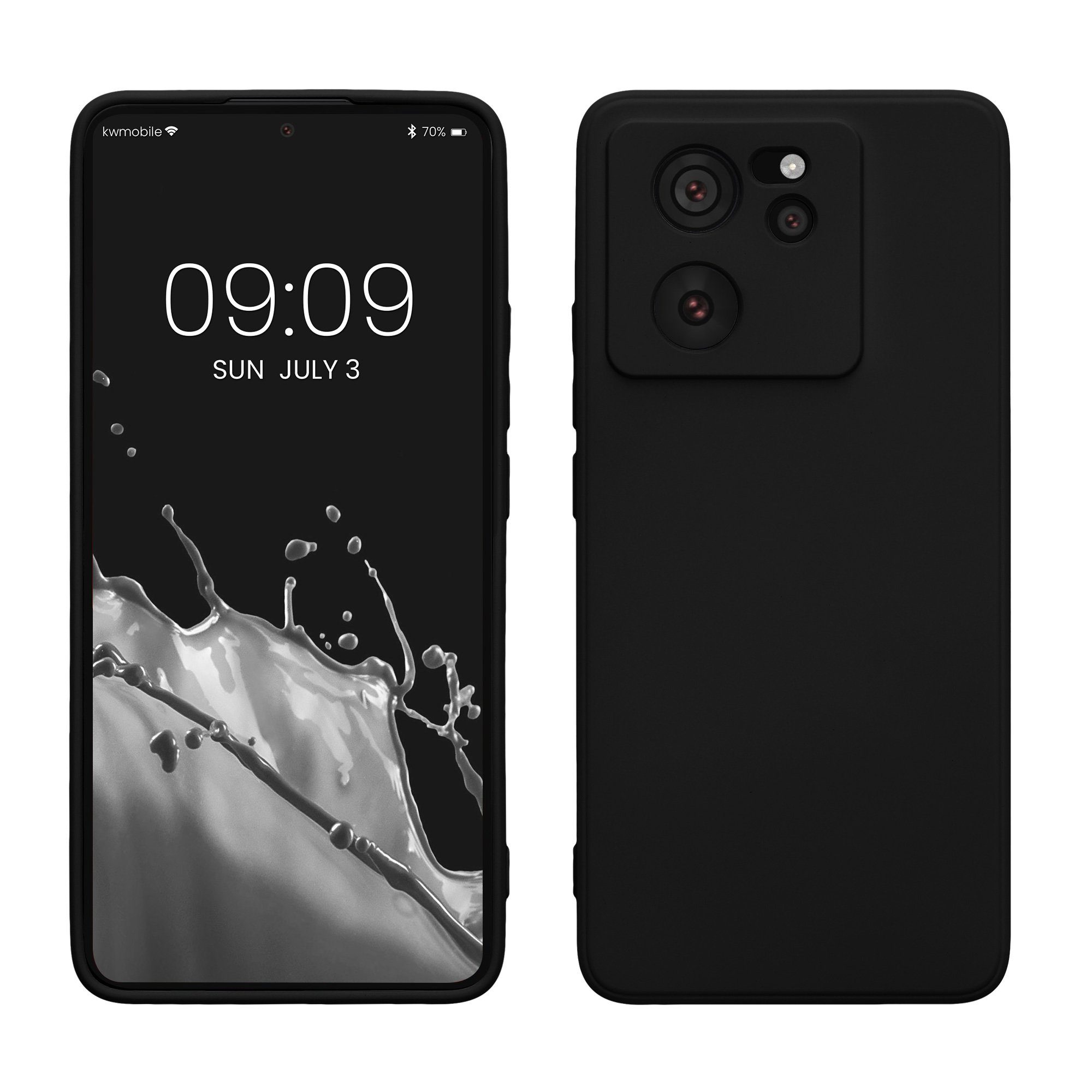 kwmobile Handyhülle Slim Case für Xiaomi 13T / 13T Pro, Hülle Silikon Handy - Handyhülle gummiert