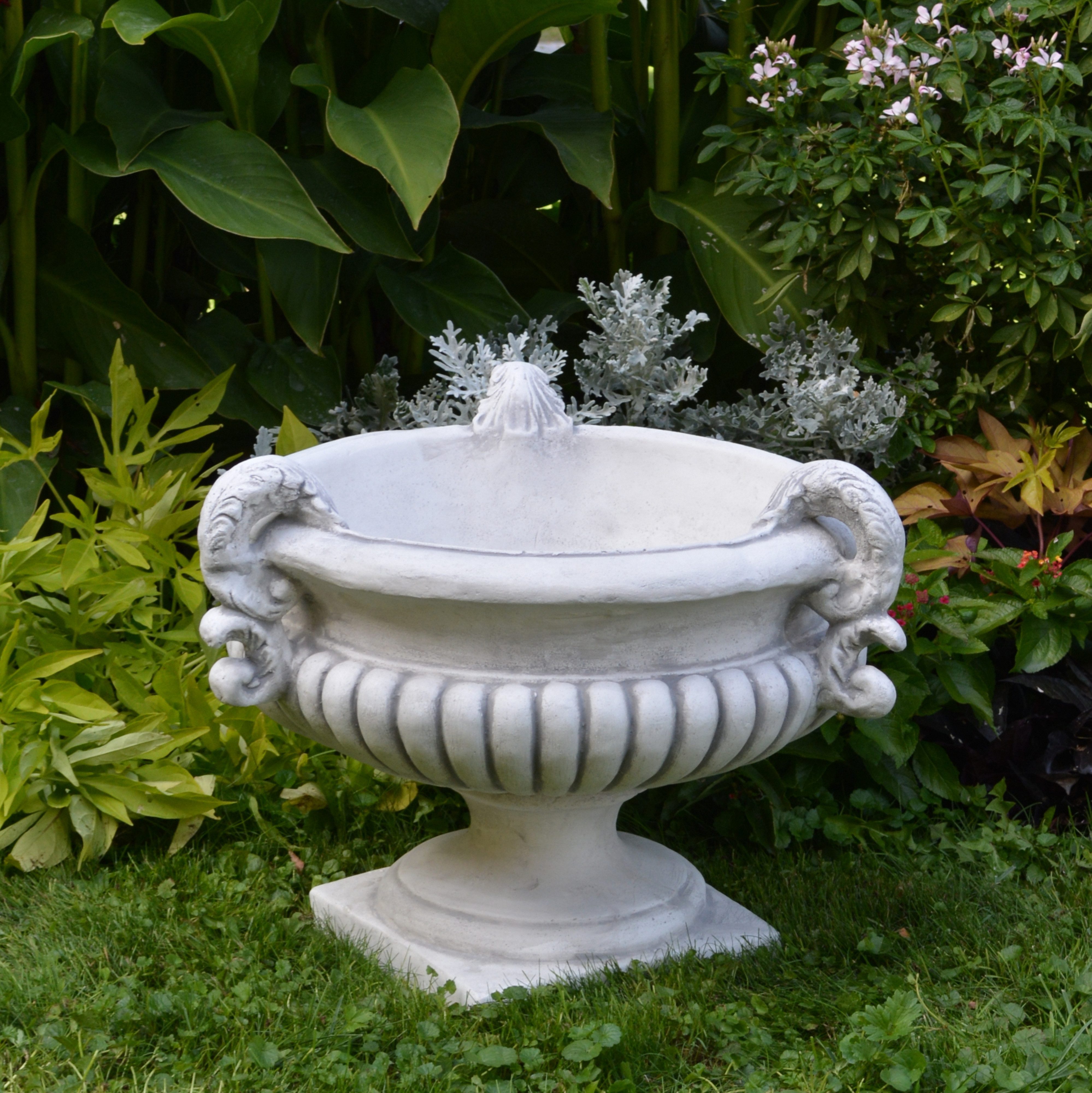 gartendekoparadies.de Pflanzschale Pflanzschale Pflanzgefäß, H. 43 cm, 15 Liter, 46 kg, Frostsicher