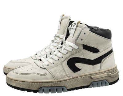 Hip Shoes Style HIP Sneaker High-top H1246 Jungen Schuhe Leder Weiß Sneaker