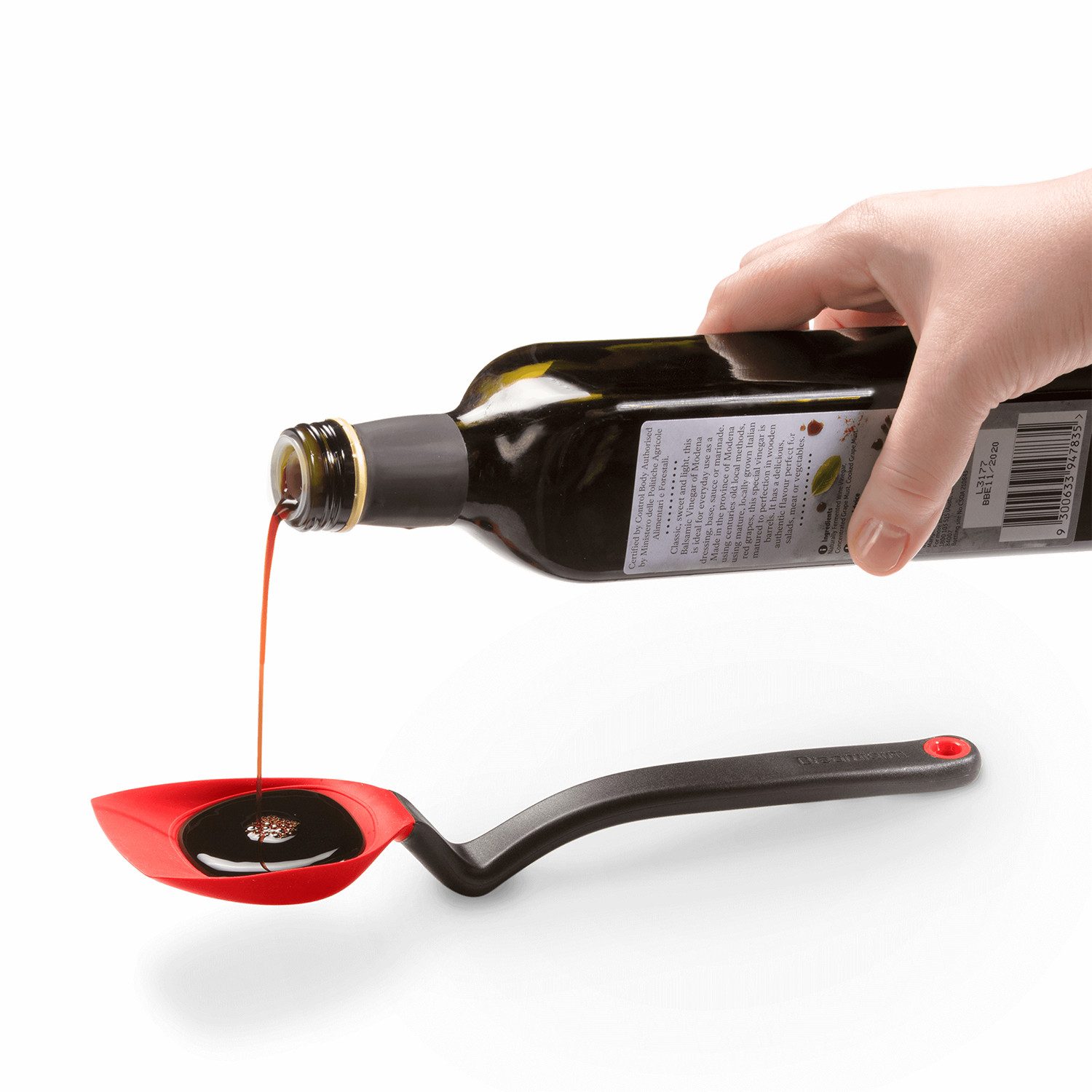 Dreamfarm Kochlöffel Supoon Rot, mit Mess-Skala