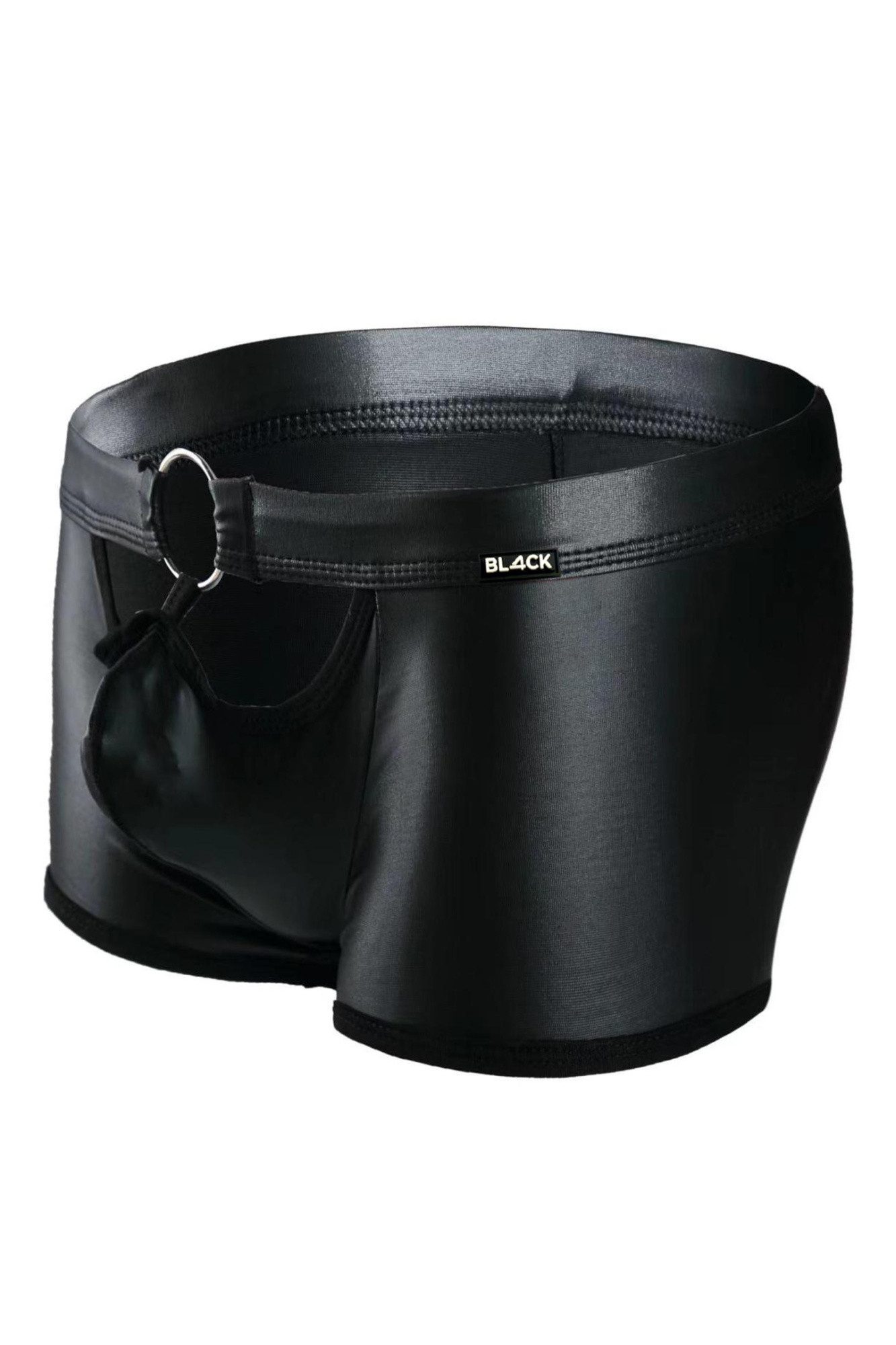 CUT4MEN Boxershorts Knapper schwarzer Herren Wetlook günstig online kaufen