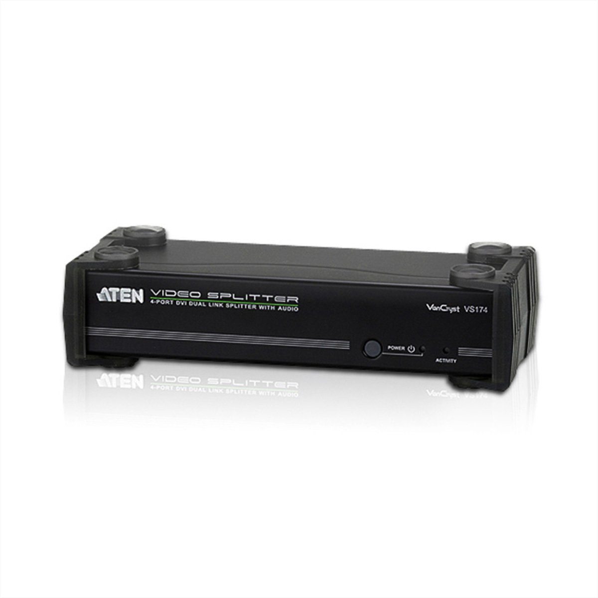 VS174 DVI Dual Link Video-/Audiosplitter, 4fach Audio- & Video-Adapter