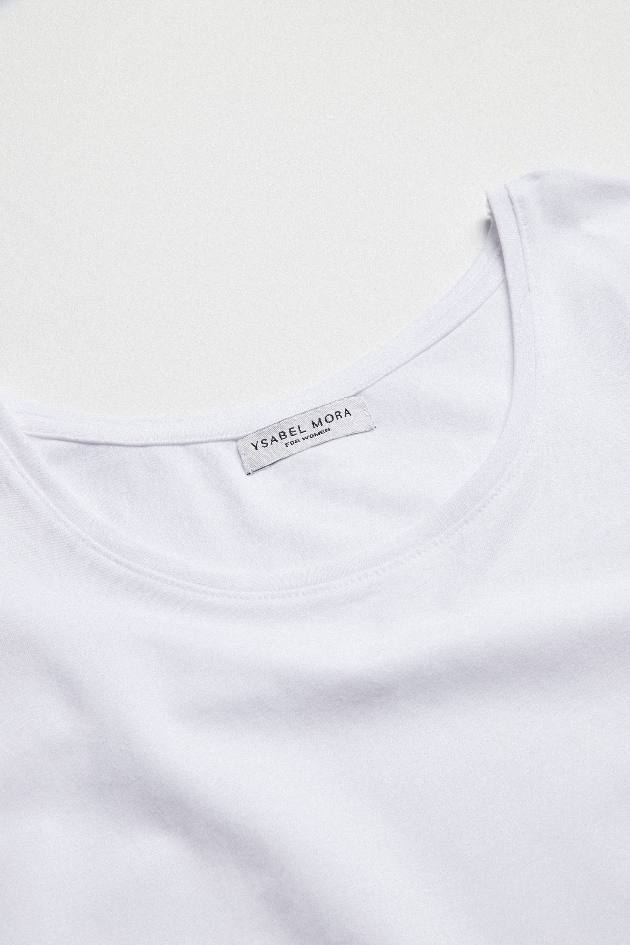 YSABEL MORA Kurzarmshirt (2er Pack) mit Rundhals, elastisch, Baumwollmix, weich, Basic – Bild 4 von 5