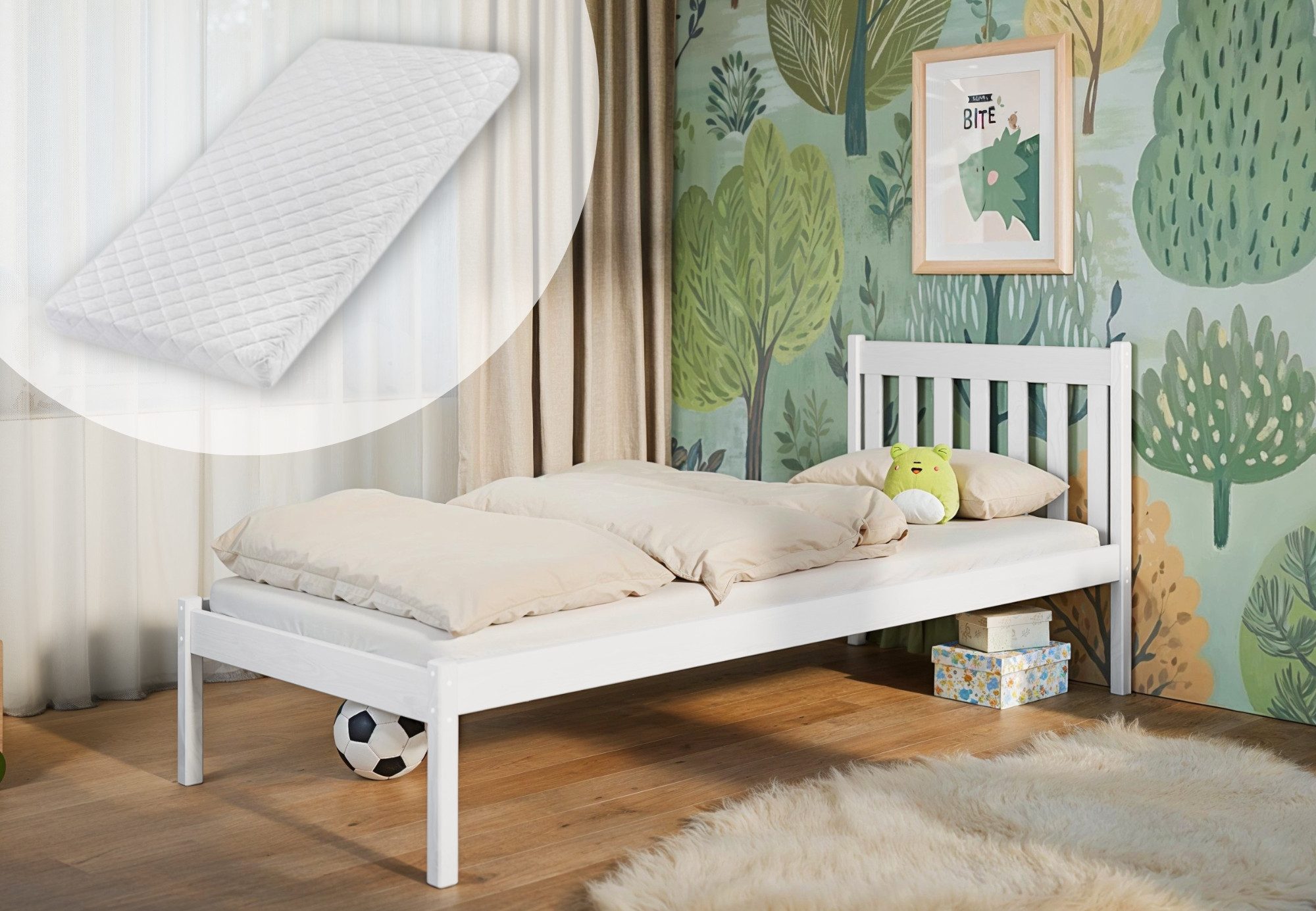 Kids Collective Kinderbett Einzelbett 90x200 cm günstig online kaufen