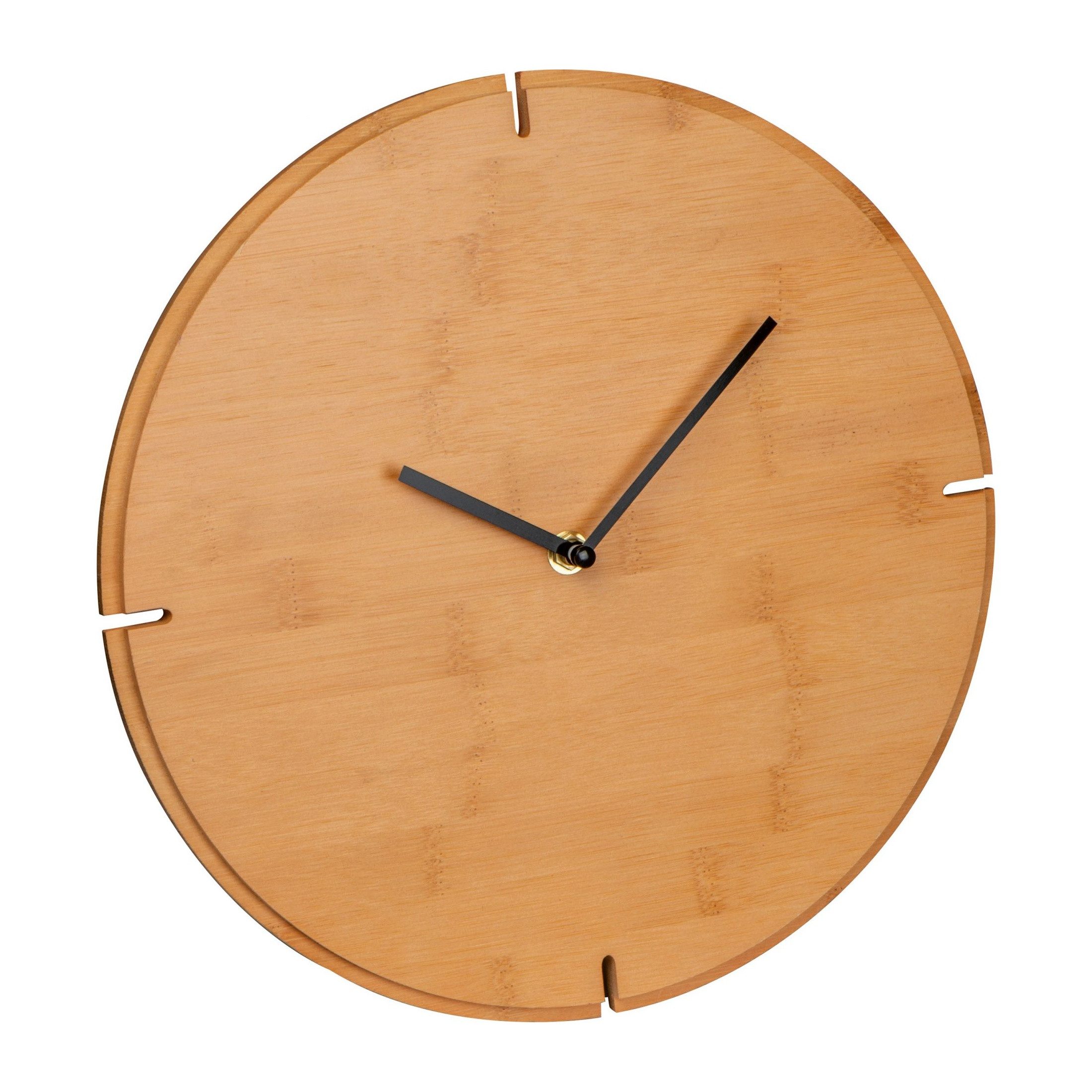 Easy Gifts Wanduhr Wanduhr aus Bambus