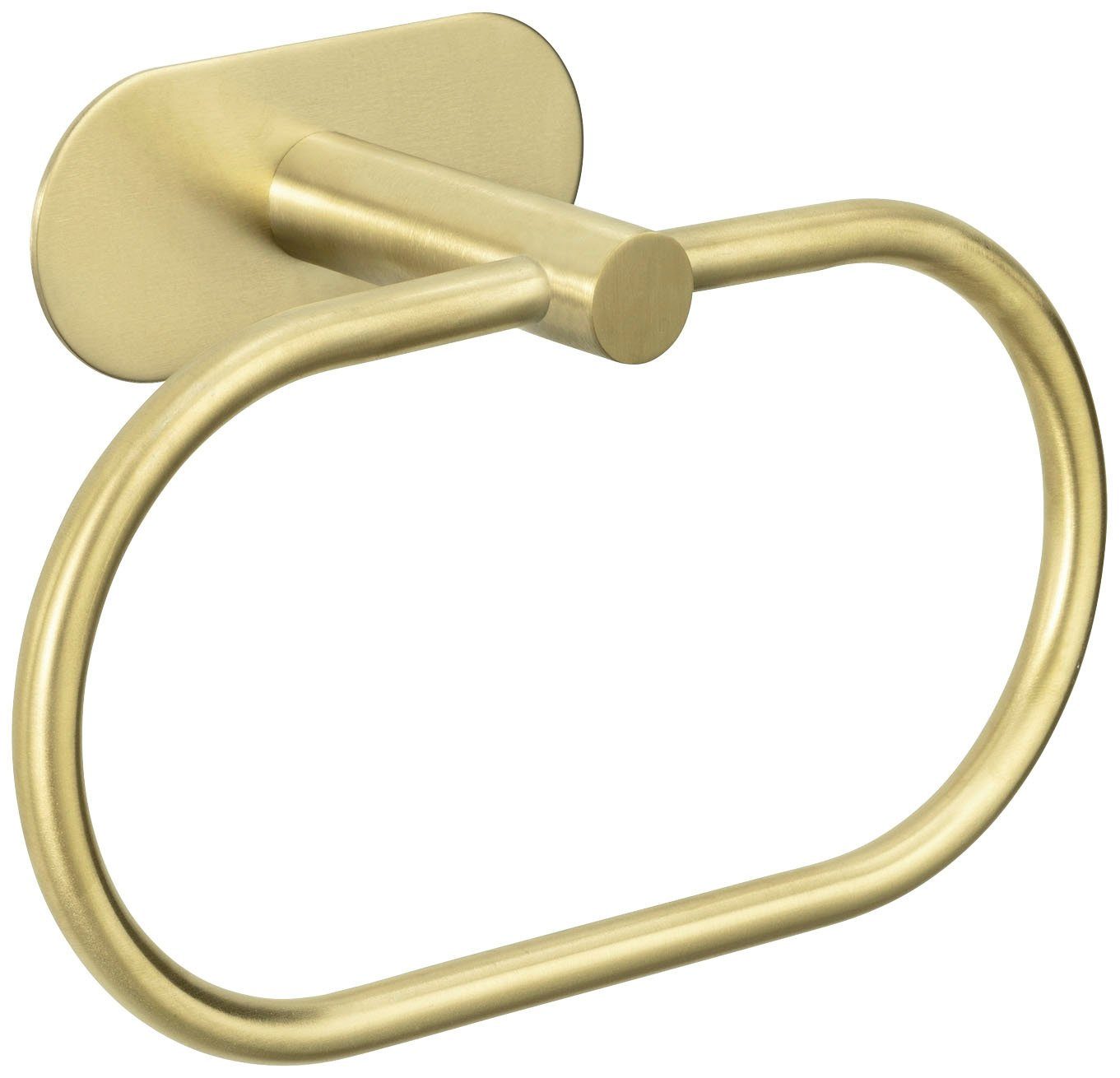 WENKO Handtuchring Turbo-Loc® Orea, aus Edelstahl, Befestigen ohne Bohren