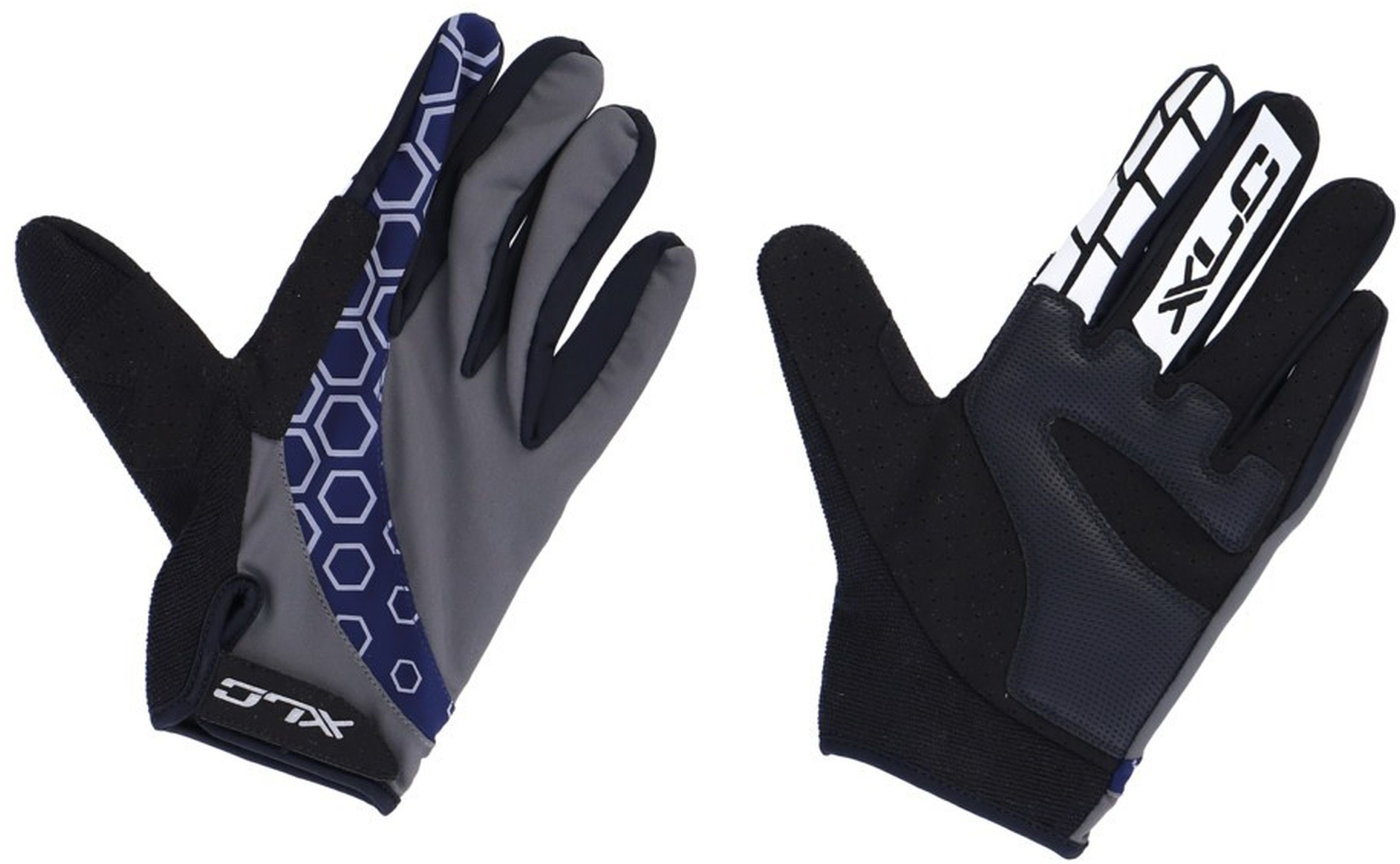 XLC Fahrradhandschuhe Enduro CG-L13 Langfingerhandschuh blau/grau/schwarz