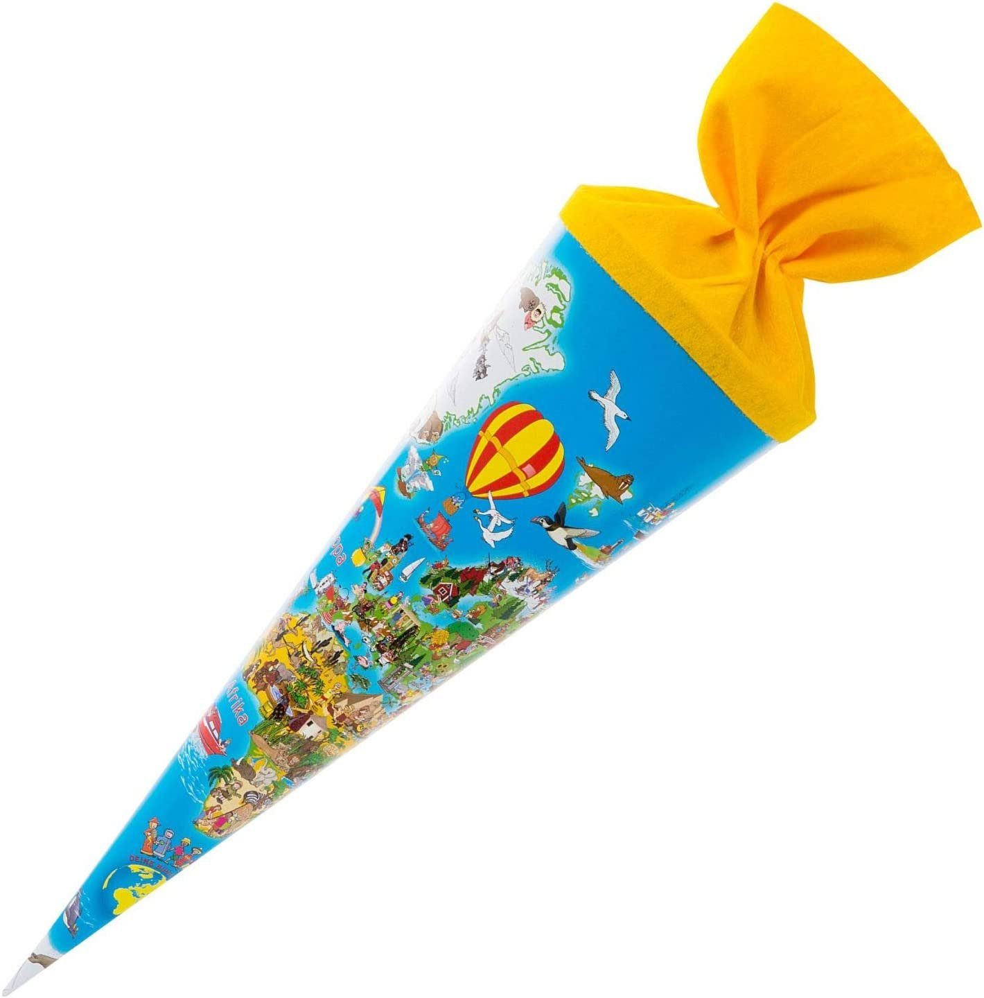 Goldbuch Schultüte Geschwister Schultüte 35cm Weltkarte verstärkter L