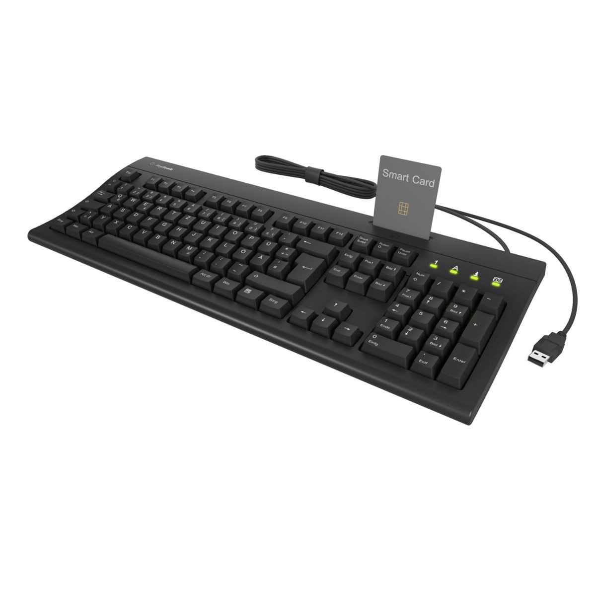 KEYSONIC KSK-8041U-CR mechanisch Full-Size Tastatur PC-Tastatur