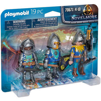Playmobil® Spielfigur PLAYMOBIL® 70671 3er Set Novelmore Ritter