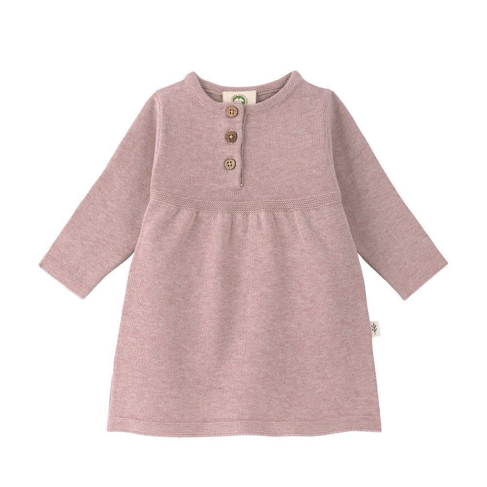 LÄSSIG Strickkleid Lässig Baby-Kleinkinder Strickkleidchen Garden Explorer GOTS Light Pink | Strickkleider