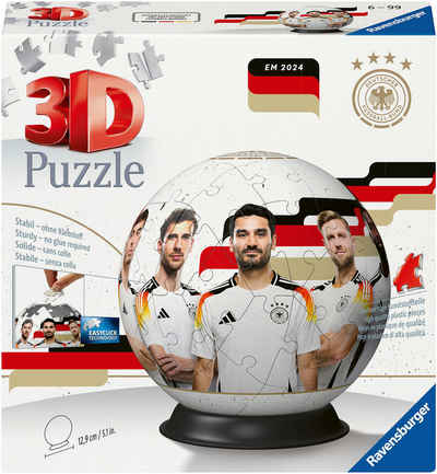 Ravensburger Puzzleball Puzzle-Ball Nationalmannschaft DFB 2024, 72 Puzzleteile, Made in Europe