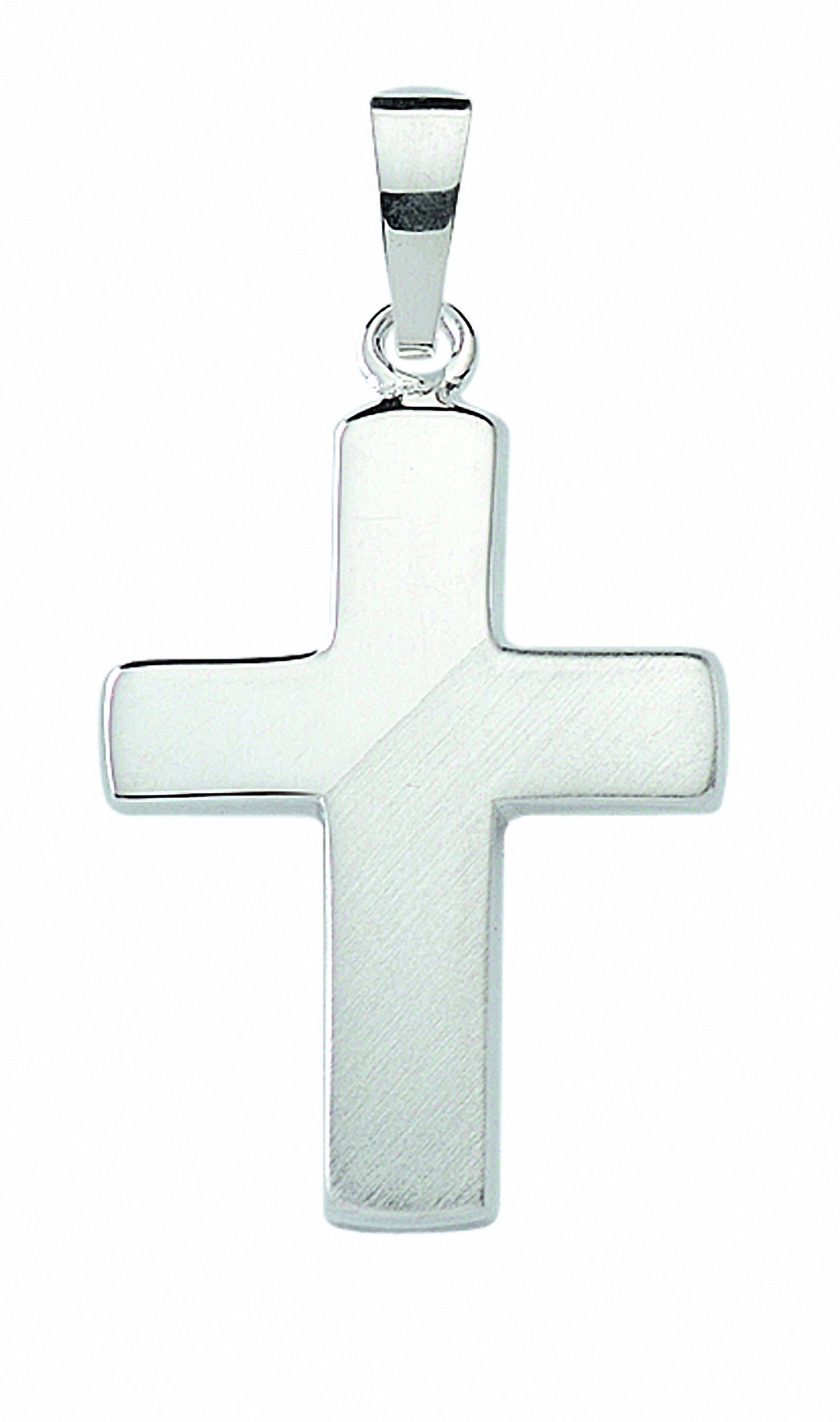 Adelia´s Kettenanhänger 925 Silber Kreuz für Damen Anhänger, Silberschmuck & Herren