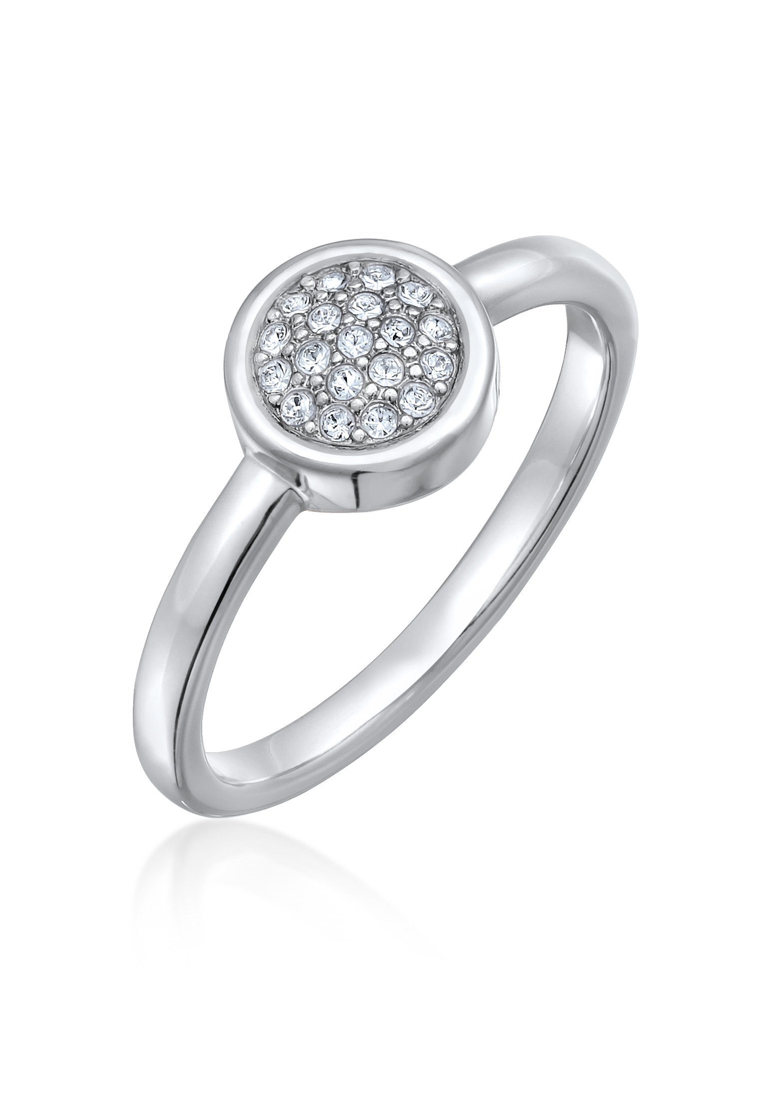 Elli Ring-Set Kristalle Elegant Solitäre Silberfarben günstig online kaufen