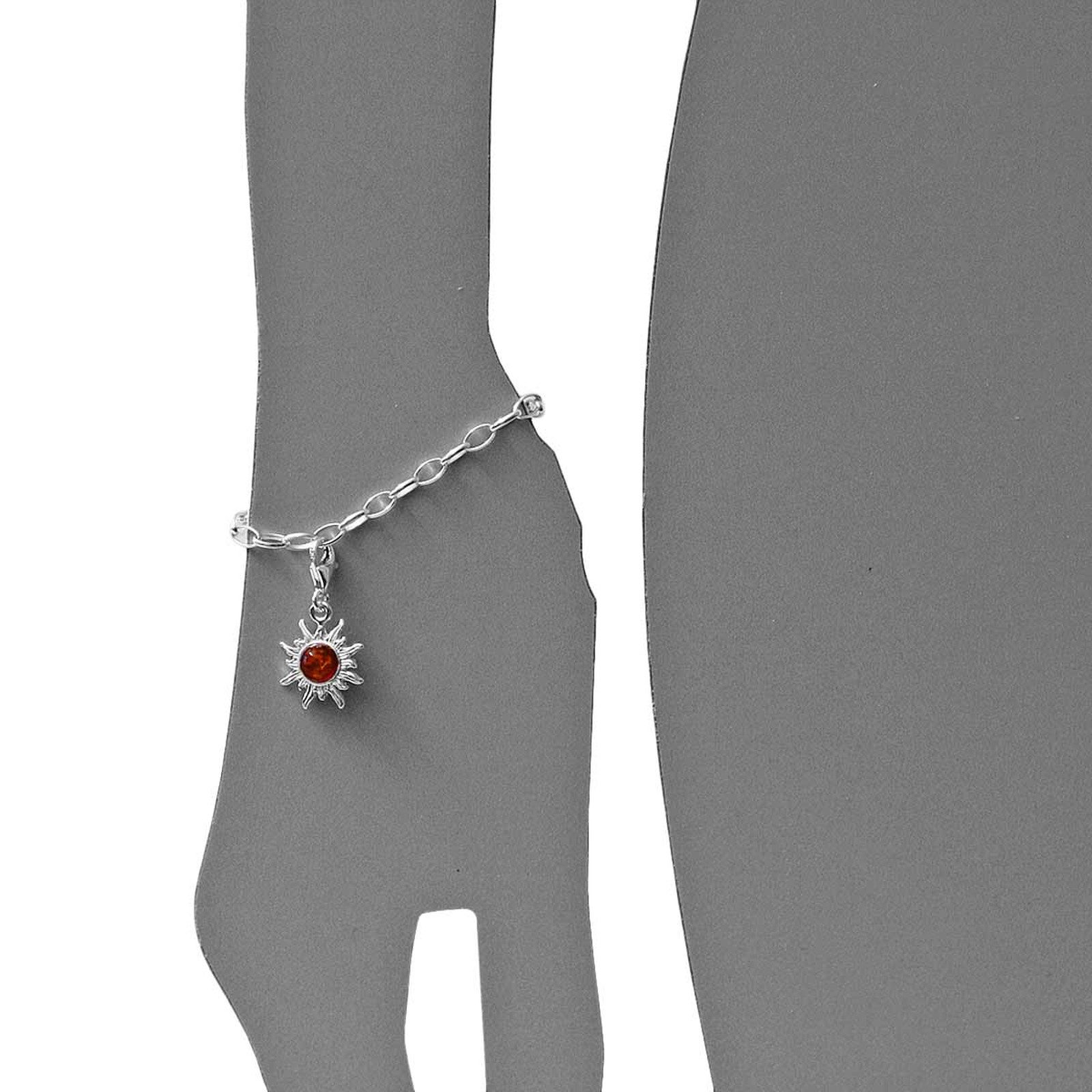 OSTSEE-SCHMUCK Kettenanhänger Ostsee-Schmuck Charm-Einhänger Sonne 14 mm (1 günstig online kaufen