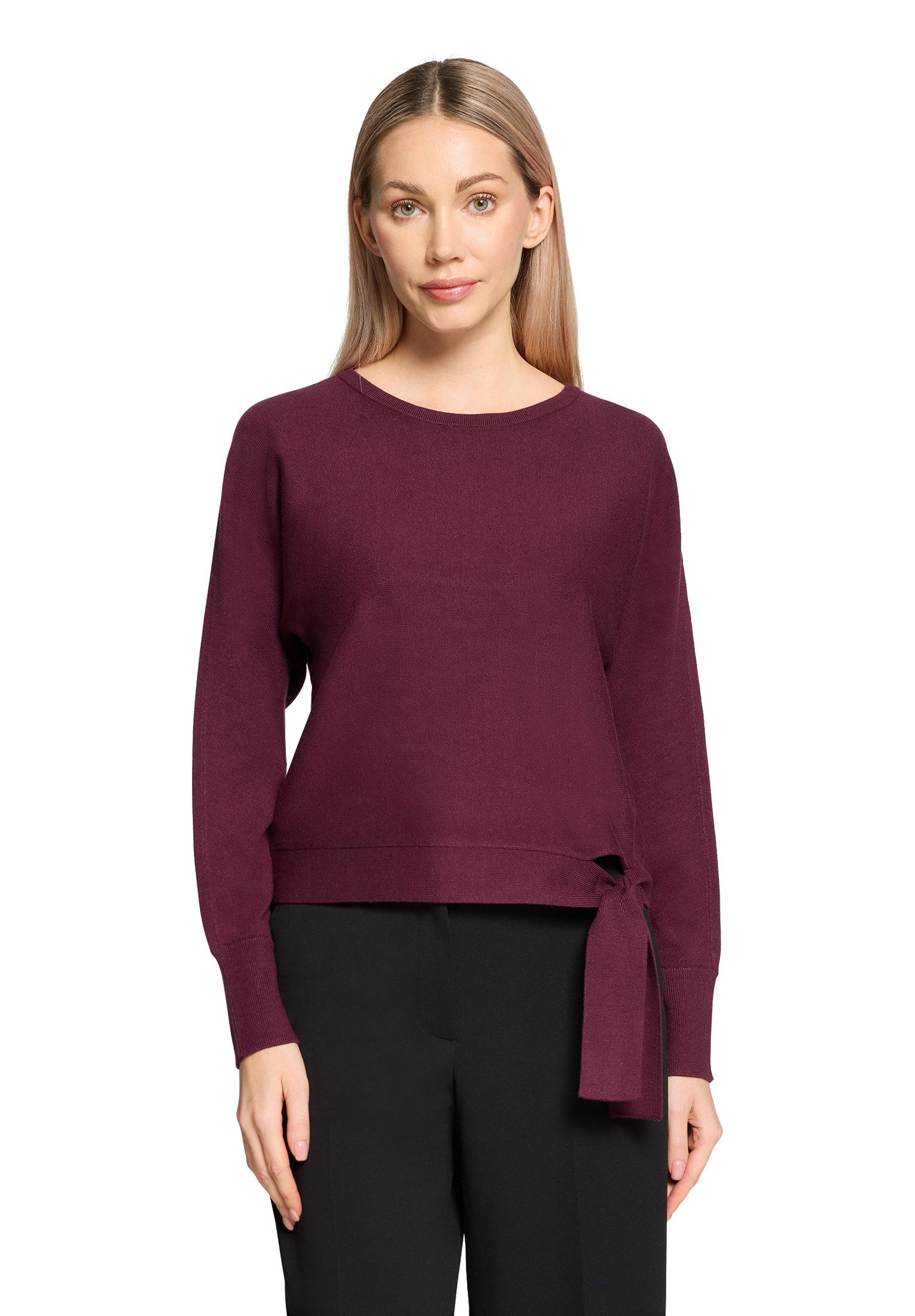 Betty Barclay Strickpullover Damen mit Fledermausärmeln (1-tlg)