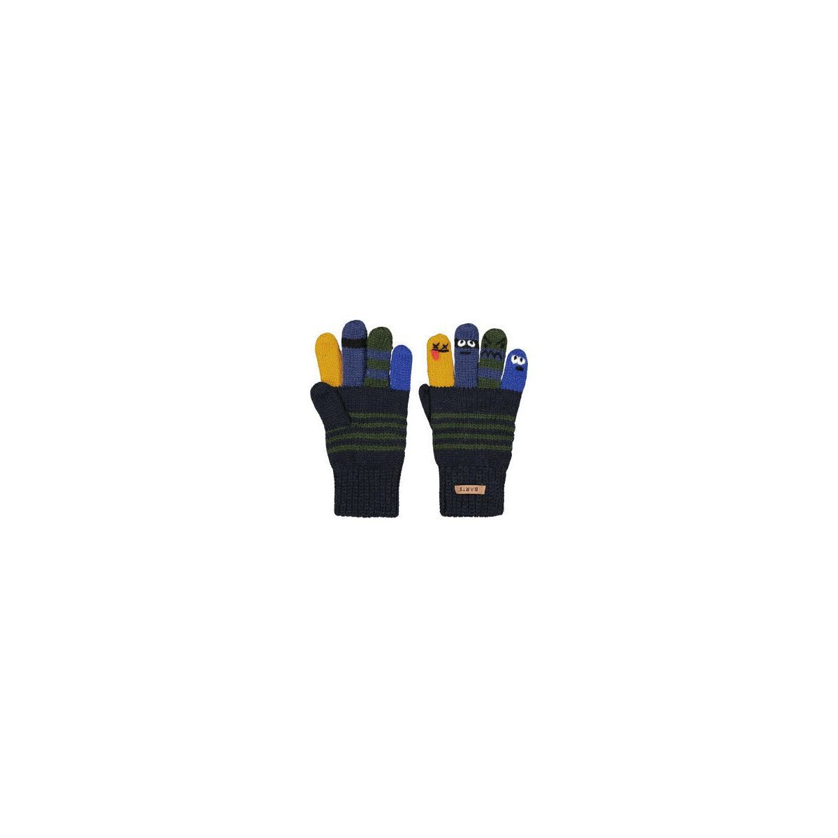 Barts Fleecehandschuhe Puppeteer Gloves Weiche Kinderhandschuhe aus Acryl mit lustigen Gesichtern für urbanen