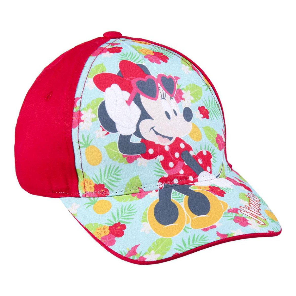 Disney Minnie Mouse Baseball Cap Sommer Cap – Kinder Mütze mit Print & UV-Schutz