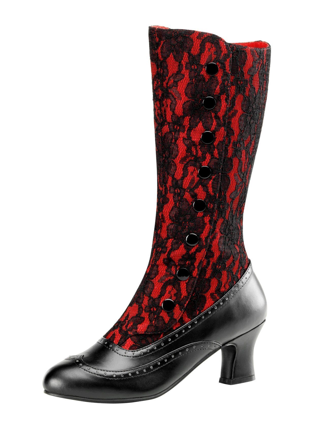 Pleaser Kostüm Gothic Stiefel rot online kaufen | OTTO