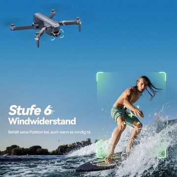 Ruko F11GIM2 Drohne (3840x2160, mit Kamera 4K,Achsen+EIS-Anti-Shake,Windstärke 6, Optimiertes Handling Stabile Aufnahmen,64 Min.Flugzeit, GPS-Funktionen)