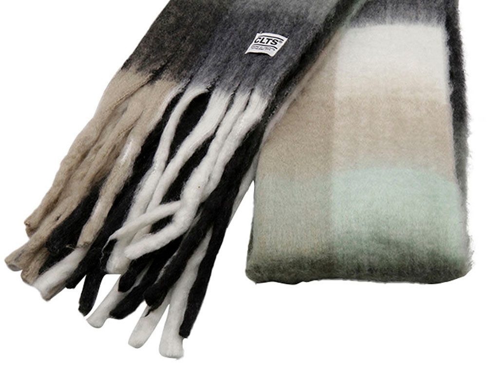 chillouts XXL-Schal Gero Scarf, mit dicken Fransen