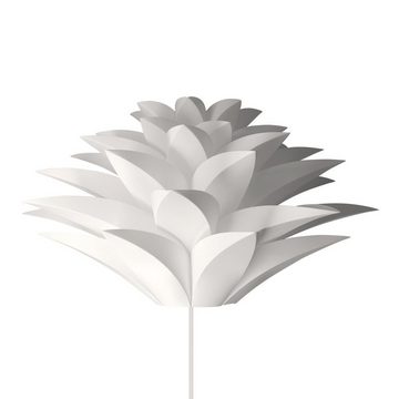 kwmobile Lampenschirm DIY Puzzle Lampe Lotus Design für Decken- und Stehleuchte