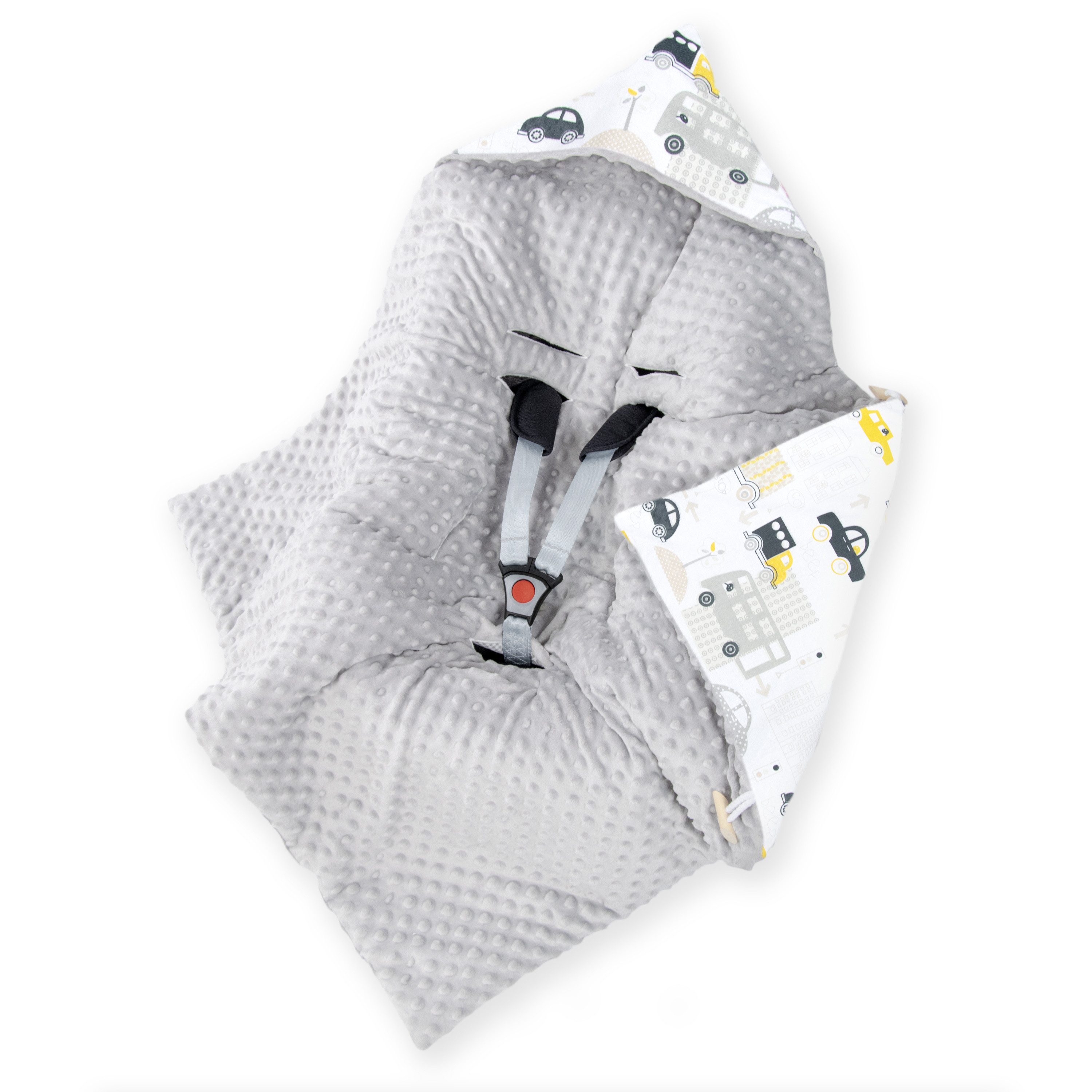 Einschlagdecke Babyschale - Kuscheldecke - Decke - Babydecke Baby für jede Jahreszeit, Amilian, ca. 90x90 cm, Sommer, Winter, Herbst, Frühling, universell einsetzbar