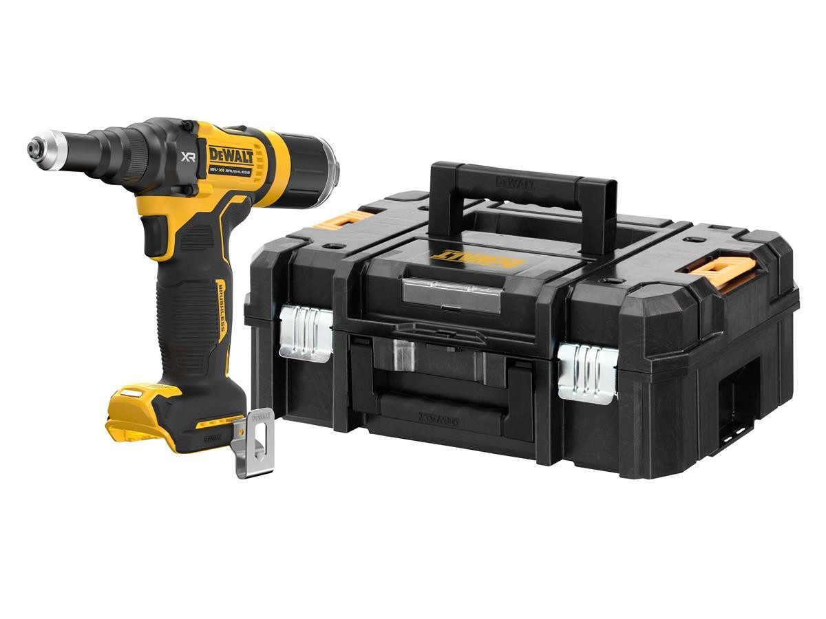 DeWalt Druckluft-Nagler 18V, Basisversion, ohne Akku und Ladegerät, 2,4 - 4,8 mm, inkl. T STAK-Box