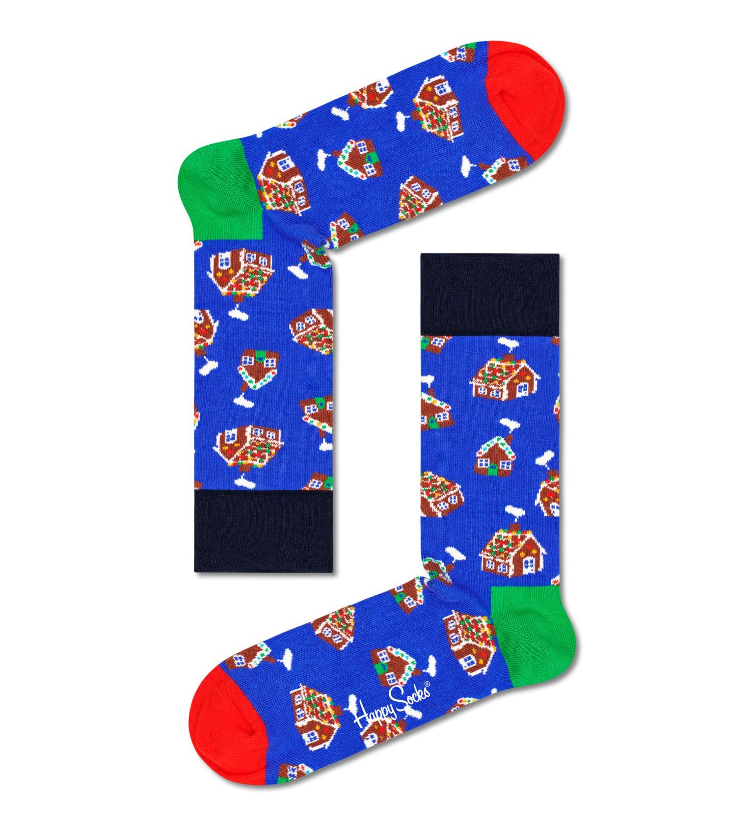 Happy Socks Socken Tagessocke Crew Gingerbread günstig online kaufen
