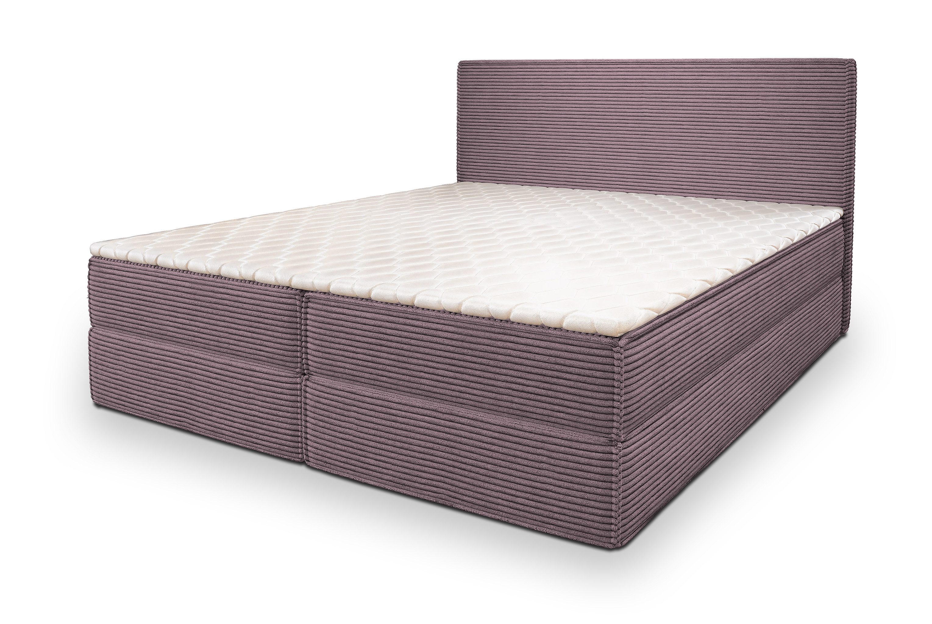 Masseno Boxbett PELLIO 140x200 cm mit Bonell Matratze und Topper