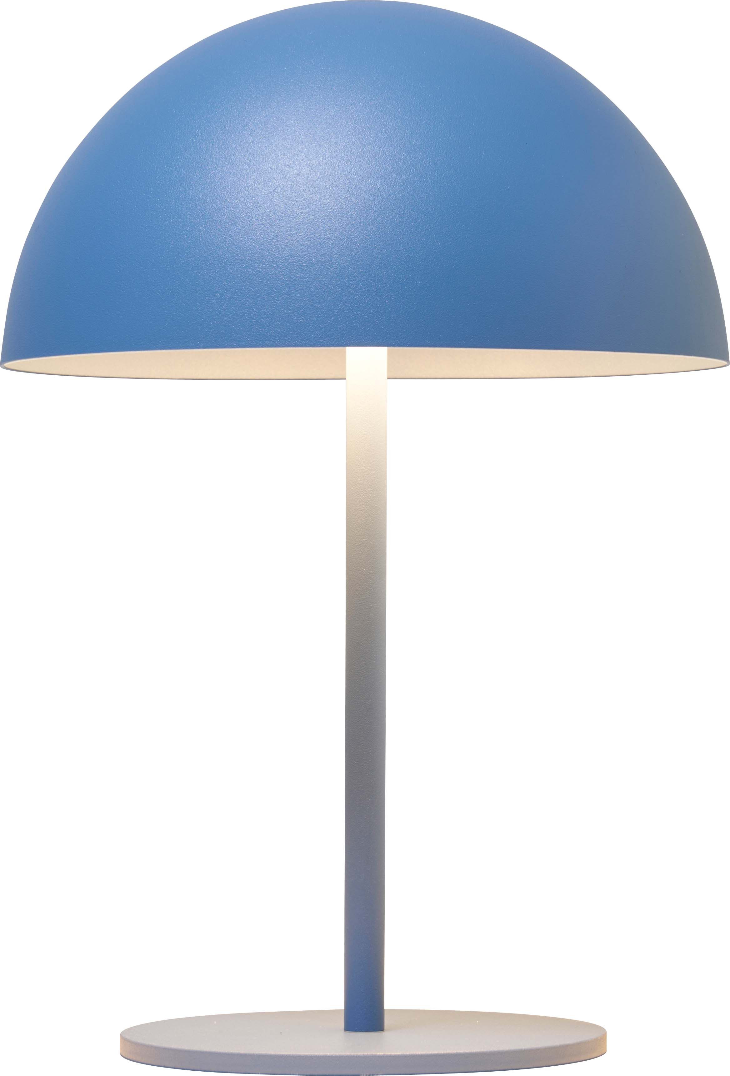 LED Tischleuchte Akku Tischlampe Pilzform 28cm - Touch, USB-C, Indoor & Outdoor