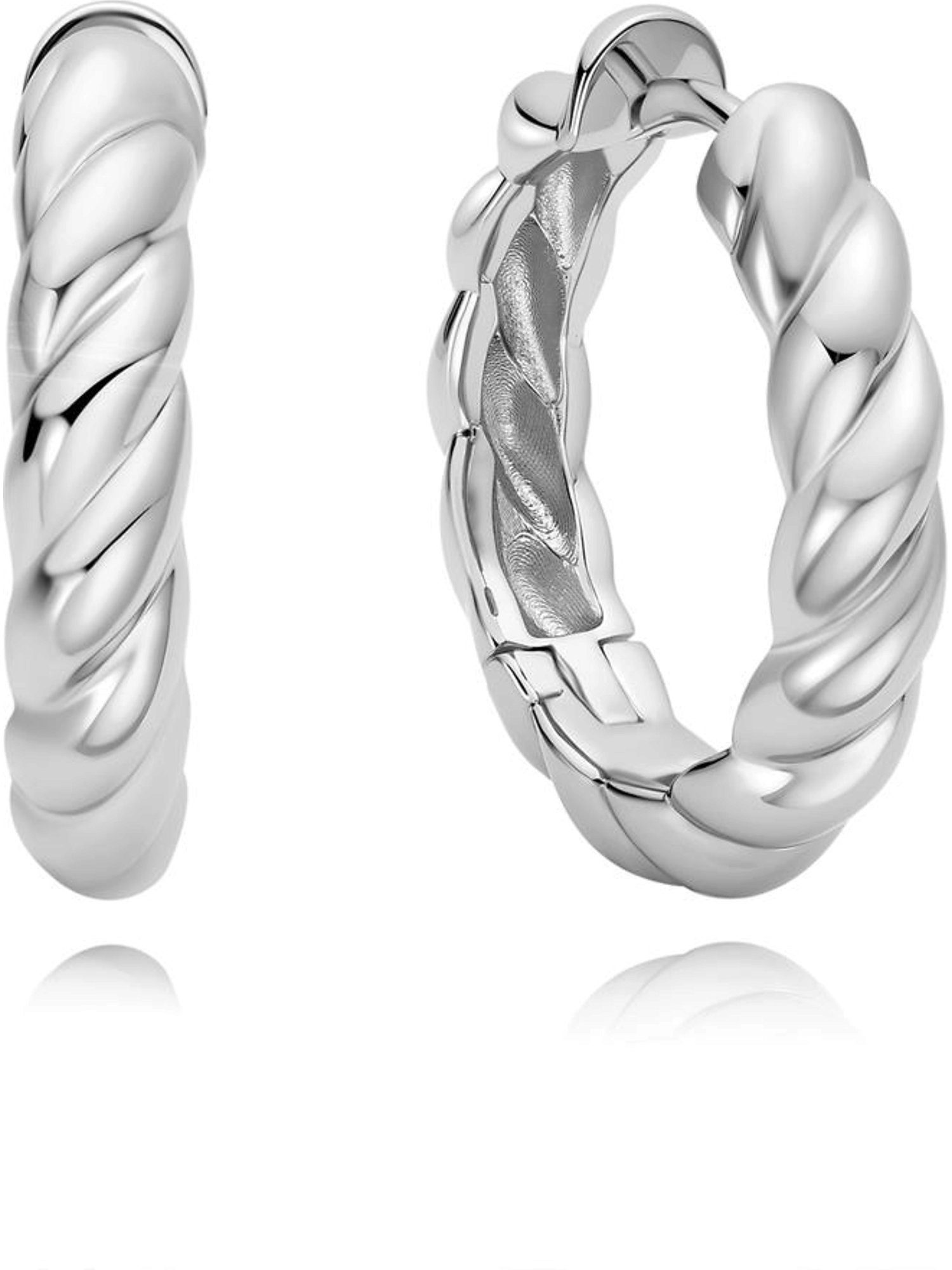 Ania Haie Paar Creolen Ania Haie Damen-Creolen 925er Silber (Paar)