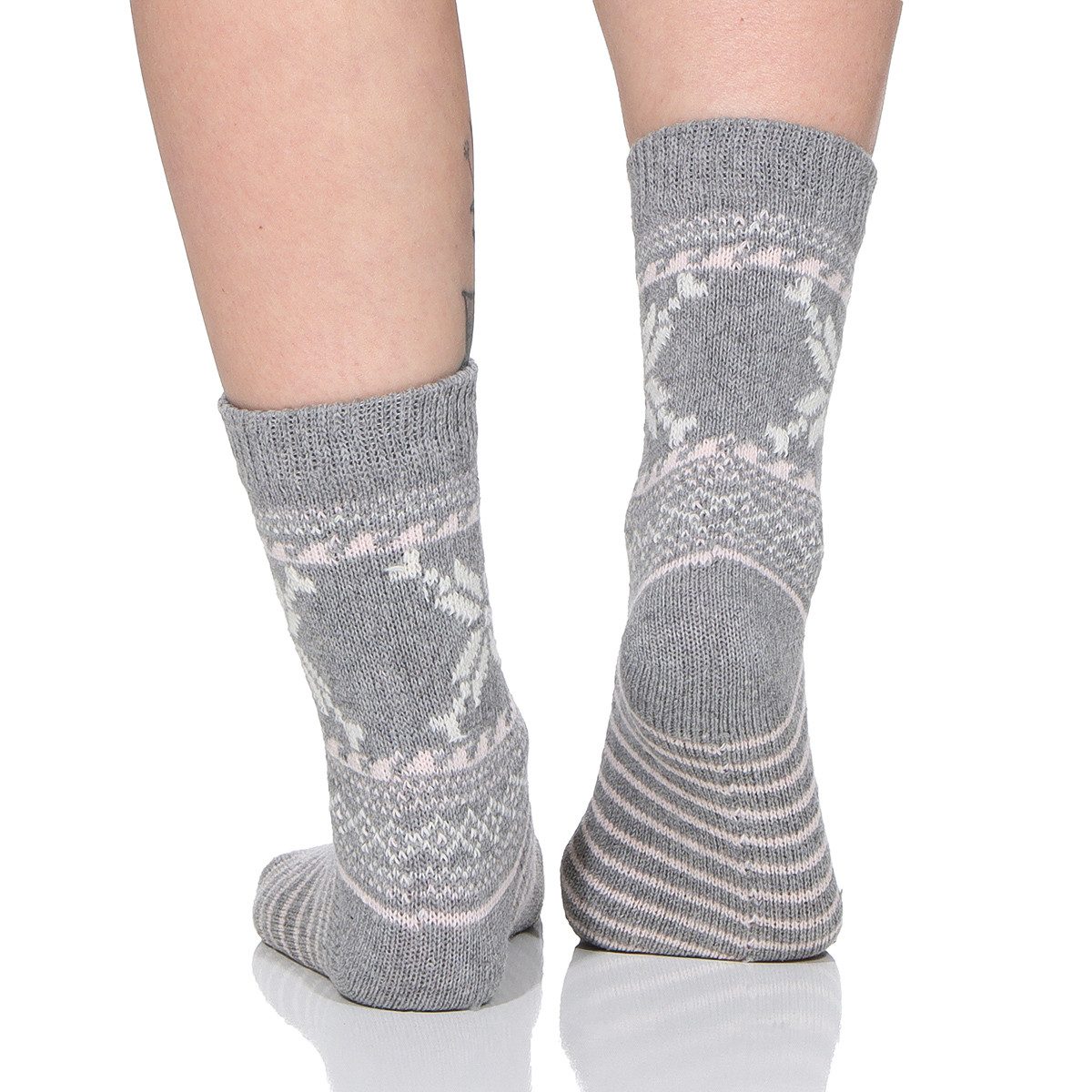 simaranda Norwegersocken Damen Socken gemischt 83 35-38 Bunt Gemischt 3 Paar (Spar-Set, 3-Paar)