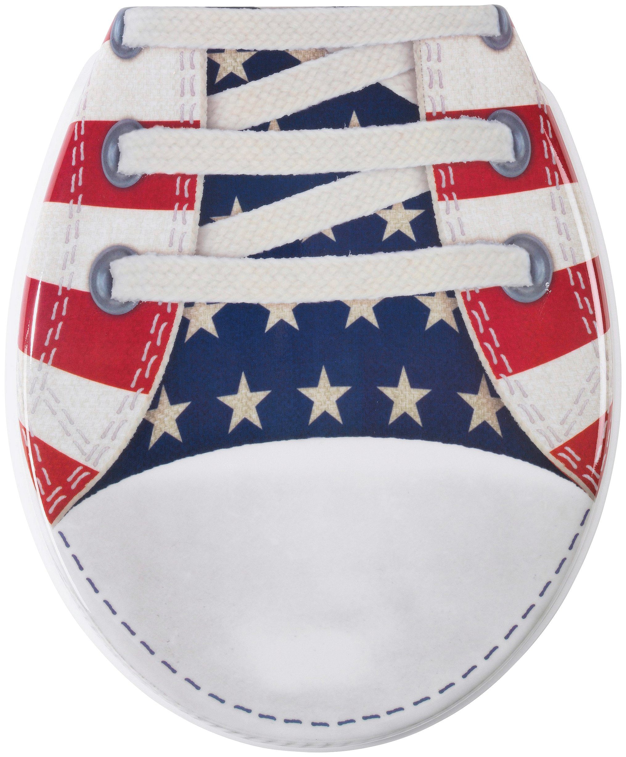 ADOB WC-Sitz Sneaker, Absenkautomatik, zur Reinigung abnehmbar