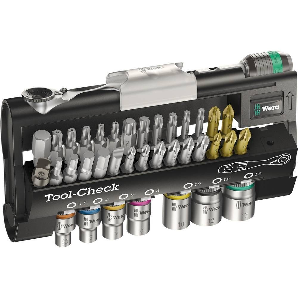 Bit-Set Ratschen-Bit-Satz Tool-Check 1 38tlg