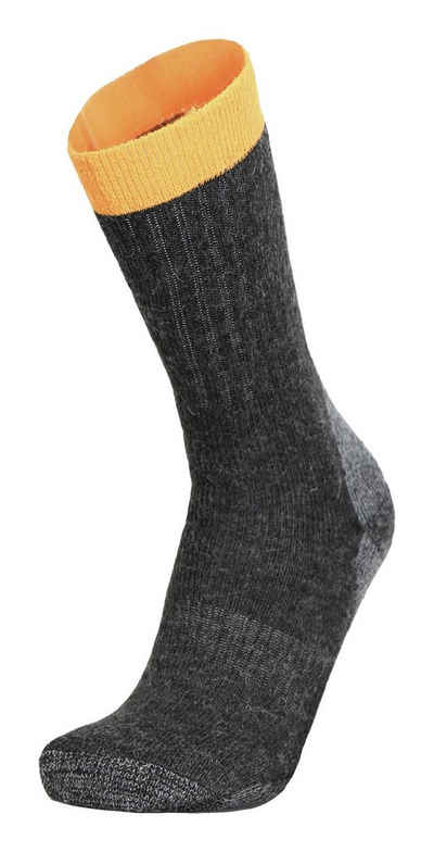 Meindl Socken Socke MT Work, anthrazit-orange, Größe 45-47